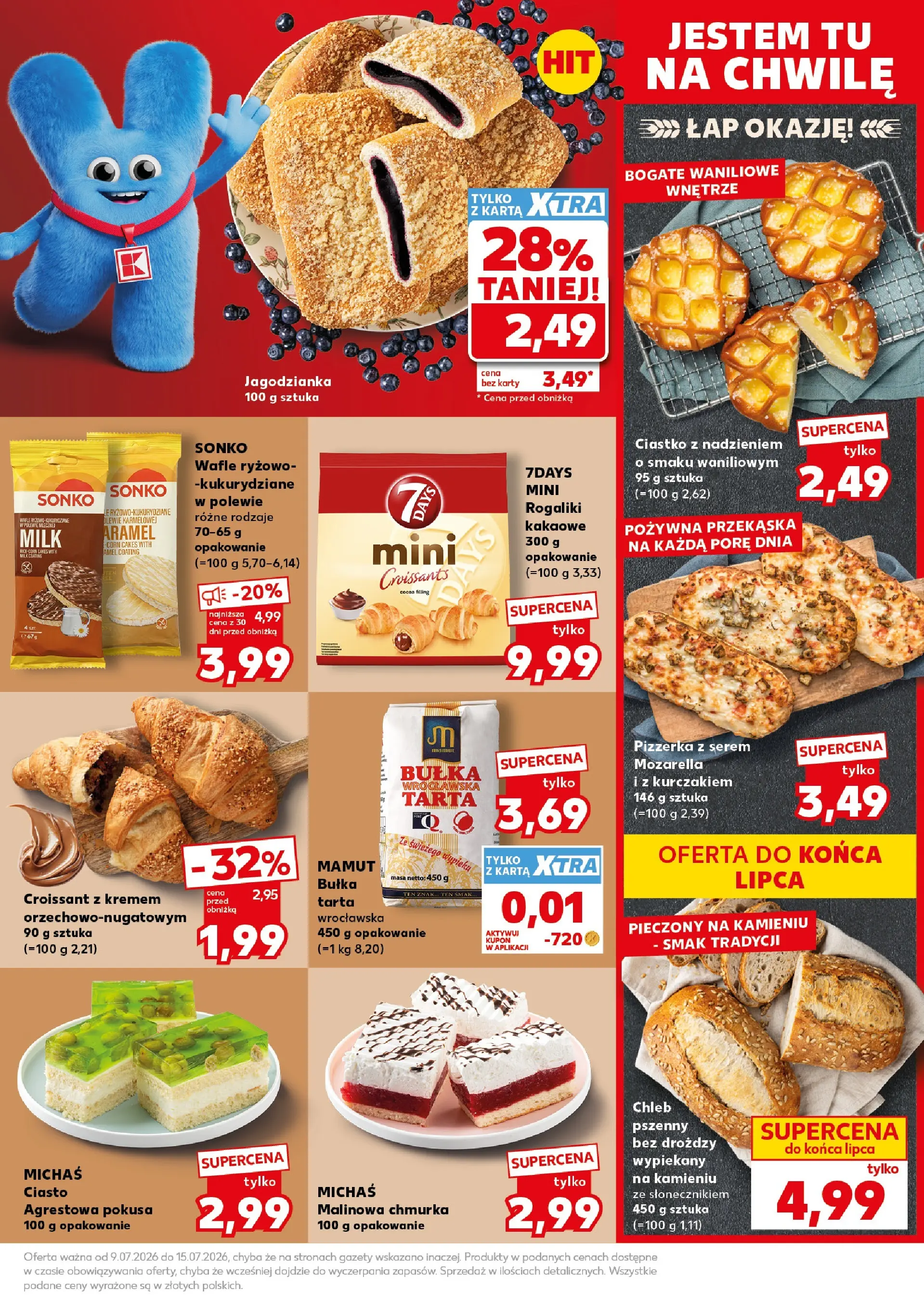 Kaufland gazetka - Mocny start od 13.07.2026 - od jutra PDF | Strona: 27 | Produkty: Karta, Wafle, Bułka, Chleb
