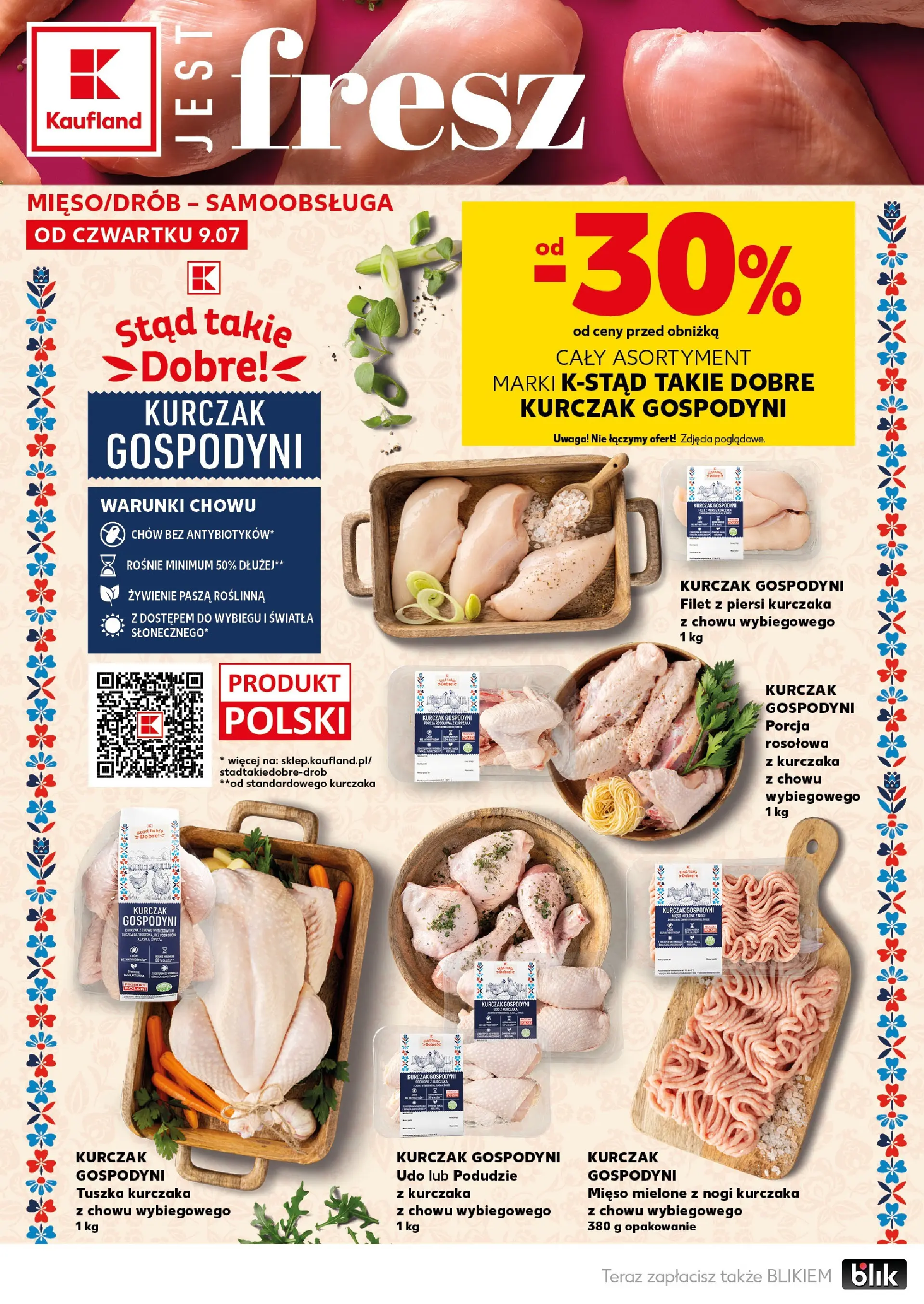 Kaufland gazetka - Mocny start od 13.07.2026 - od jutra PDF | Strona: 28 | Produkty: Mięso, Podudzie z kurczaka, Mięso mielone, Filet z piersi kurczaka