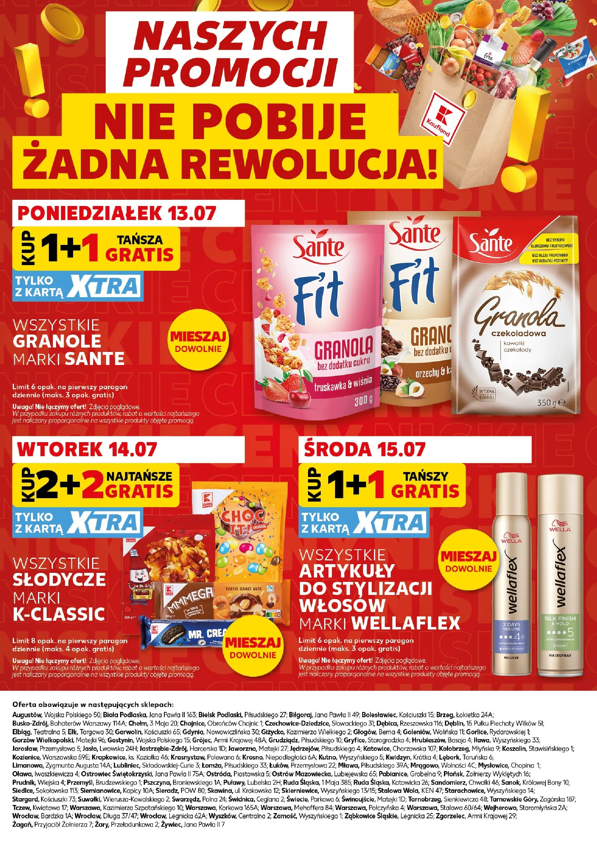 Kaufland gazetka - Mocny start od 13.07.2026 - od jutra PDF | Strona: 36 | Produkty: Czekolady, Słodycze, Granola, Finish