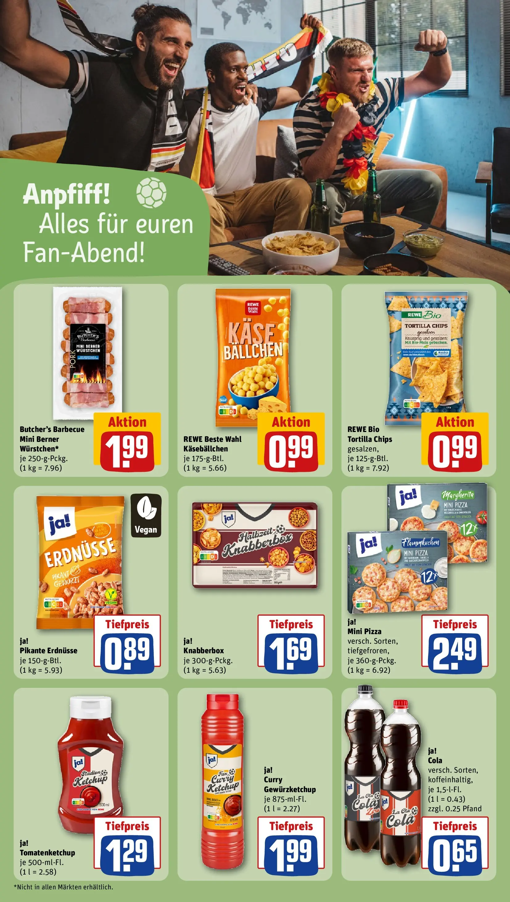 REWE Prospekt ab 12.07.2026 zum Blättern » Angebote | Seite: 13 | Produkte: Erdnüsse, Käse, Chips, Ketchup