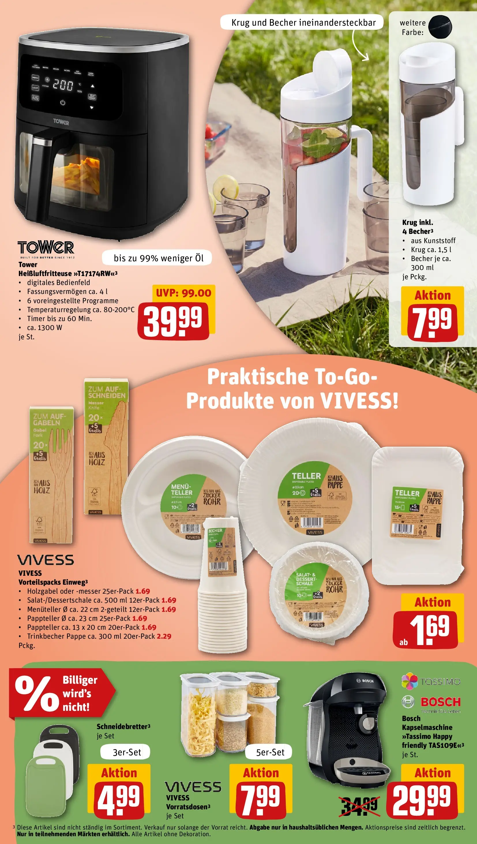REWE Prospekt ab 13.07.2026 zum Blättern » Angebote | Seite: 25 | Produkte: Öl, Zucker, Heißluftfritteuse, Salat