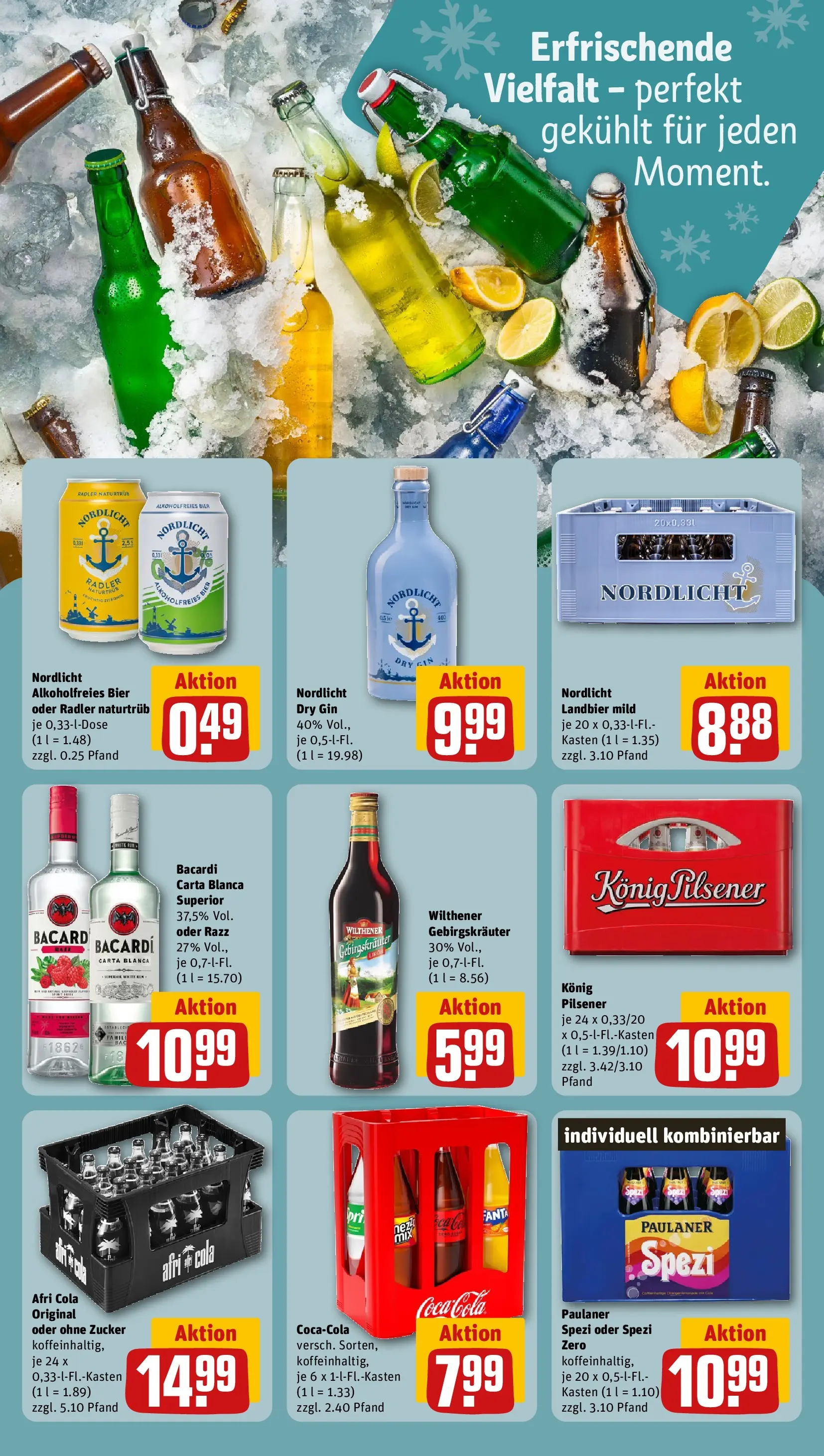 REWE Prospekt ab 12.07.2026 zum Blättern » Angebote | Seite: 17 | Produkte: Cola, Wilthener, Rum, Zucker