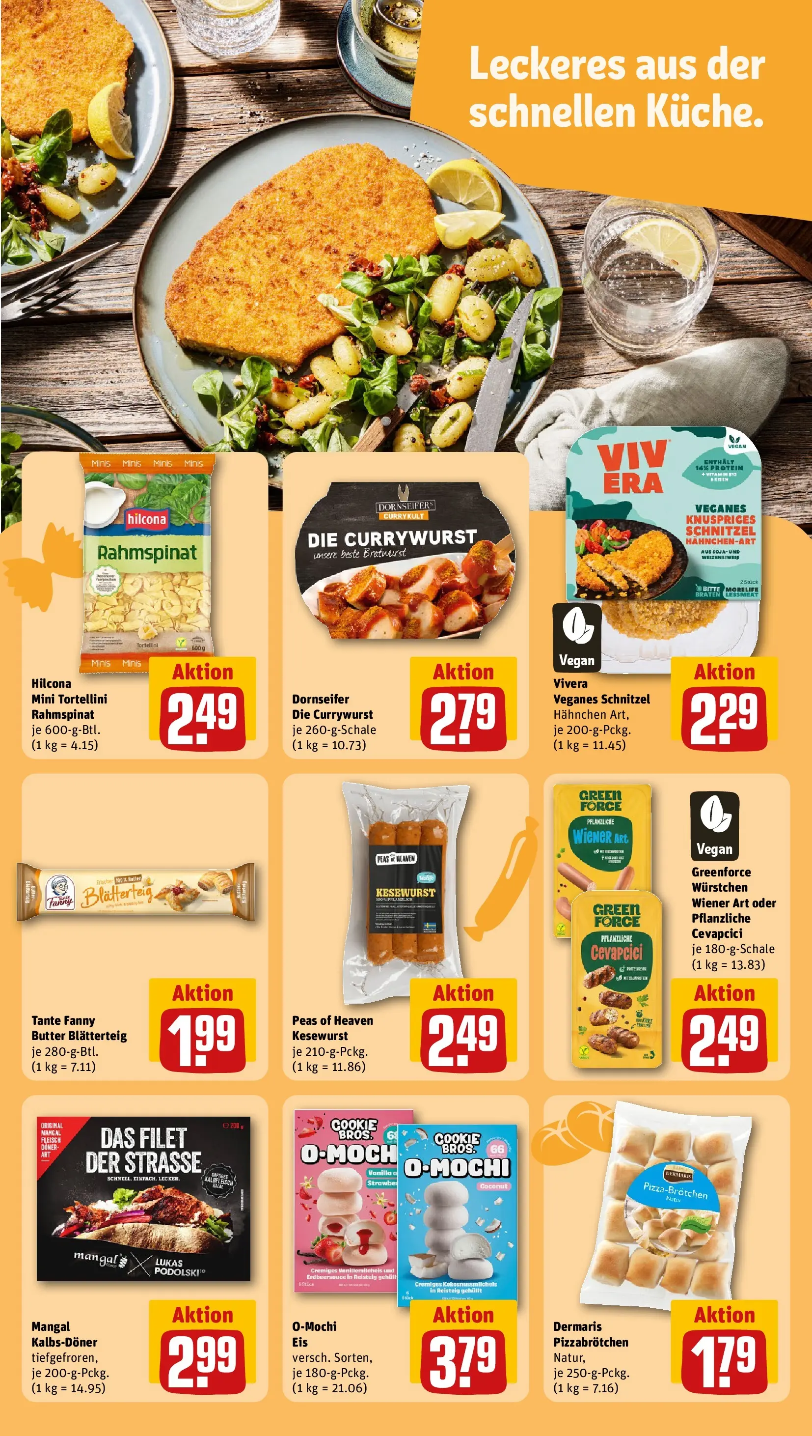 REWE Prospekt ab 13.07.2026 zum Blättern » Angebote | Seite: 19 | Produkte: Butter, Bratwurst, Schnitzel, Fleisch