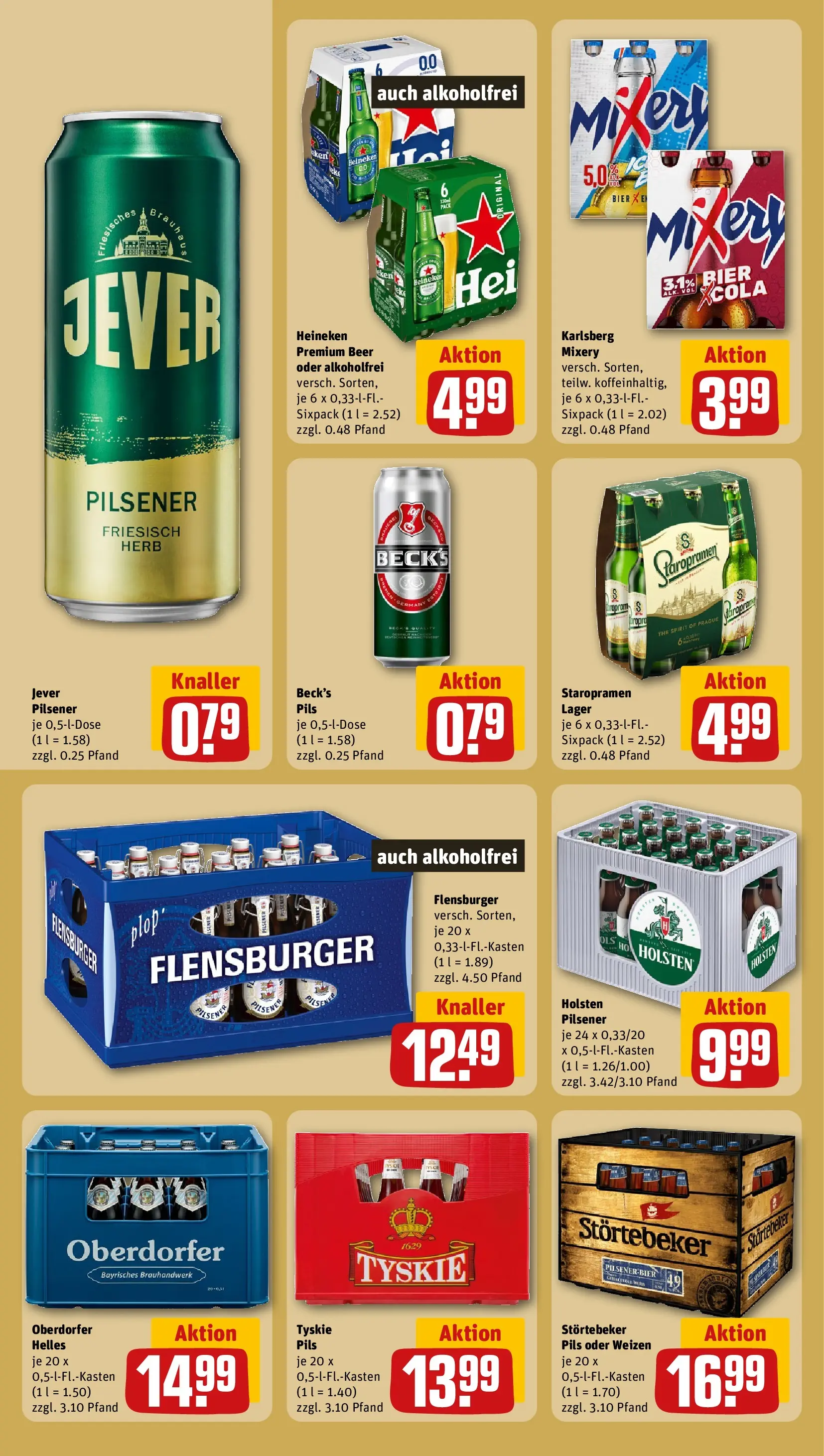 REWE Prospekt ab 12.07.2026 zum Blättern » Angebote | Seite: 19 | Produkte: Bier, Pils, Heineken, Mixery