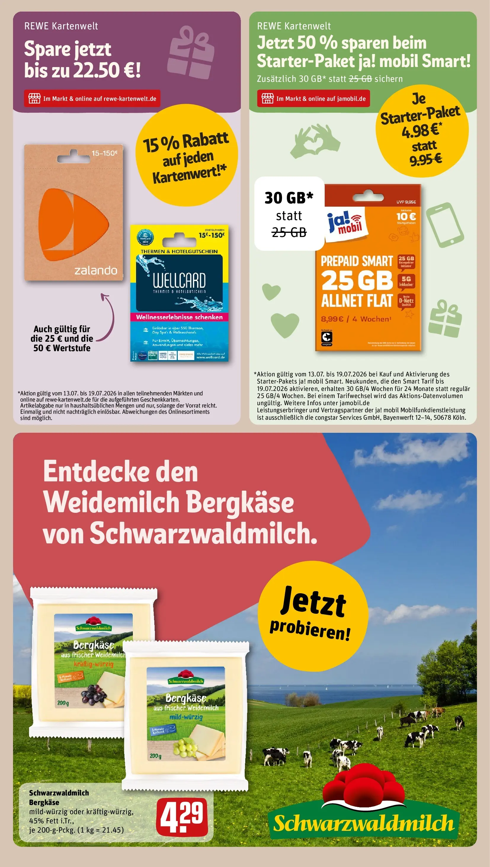 REWE Prospekt ab 13.07.2026 zum Blättern » Angebote | Seite: 25