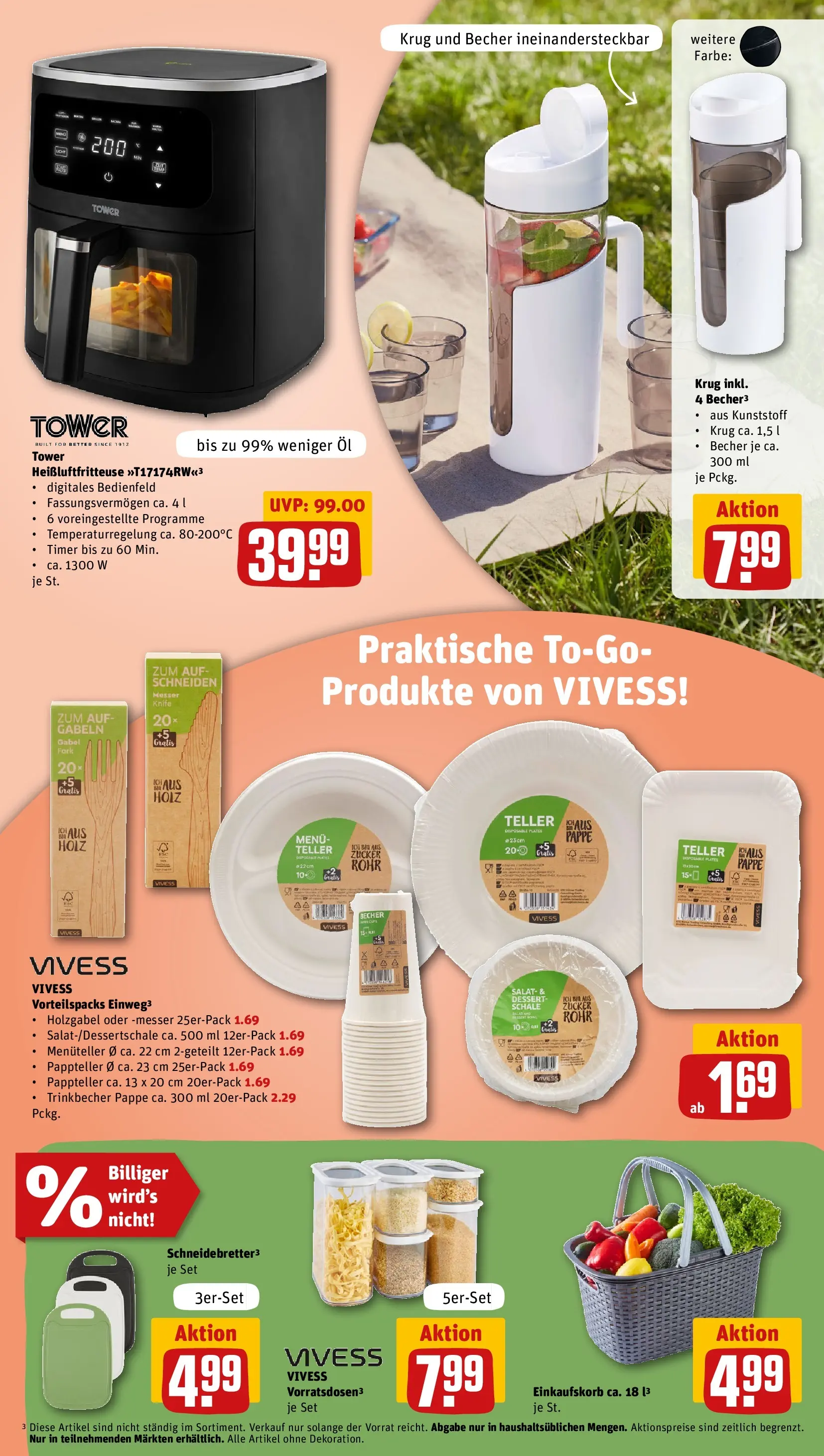 REWE Prospekt ab 12.07.2026 zum Blättern » Angebote | Seite: 25 | Produkte: Öl, Zucker, Heißluftfritteuse, Salat