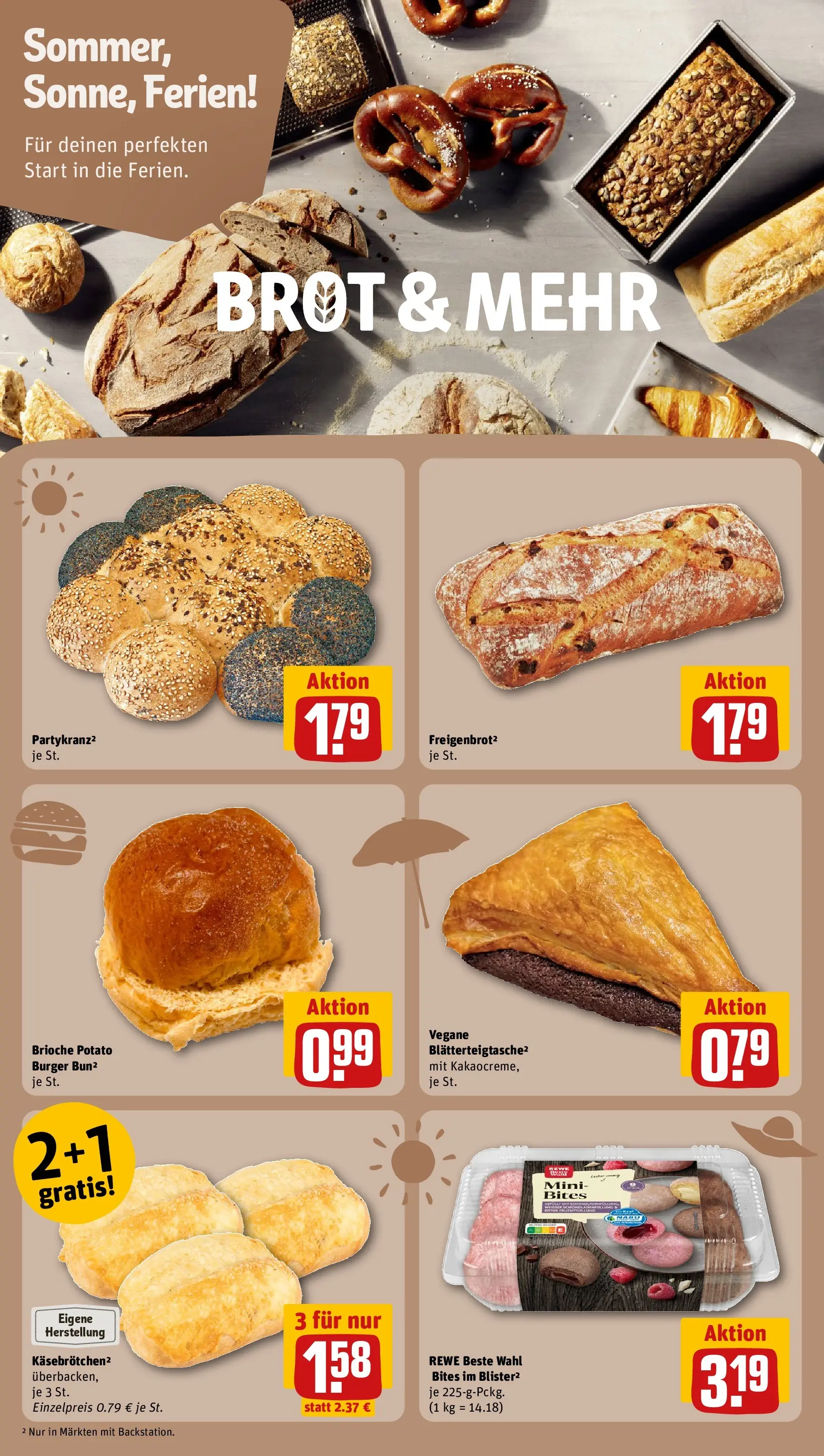 REWE Prospekt ab 13.07.2026 zum Blättern » Angebote | Seite: 12 | Produkte: Burger, Brot