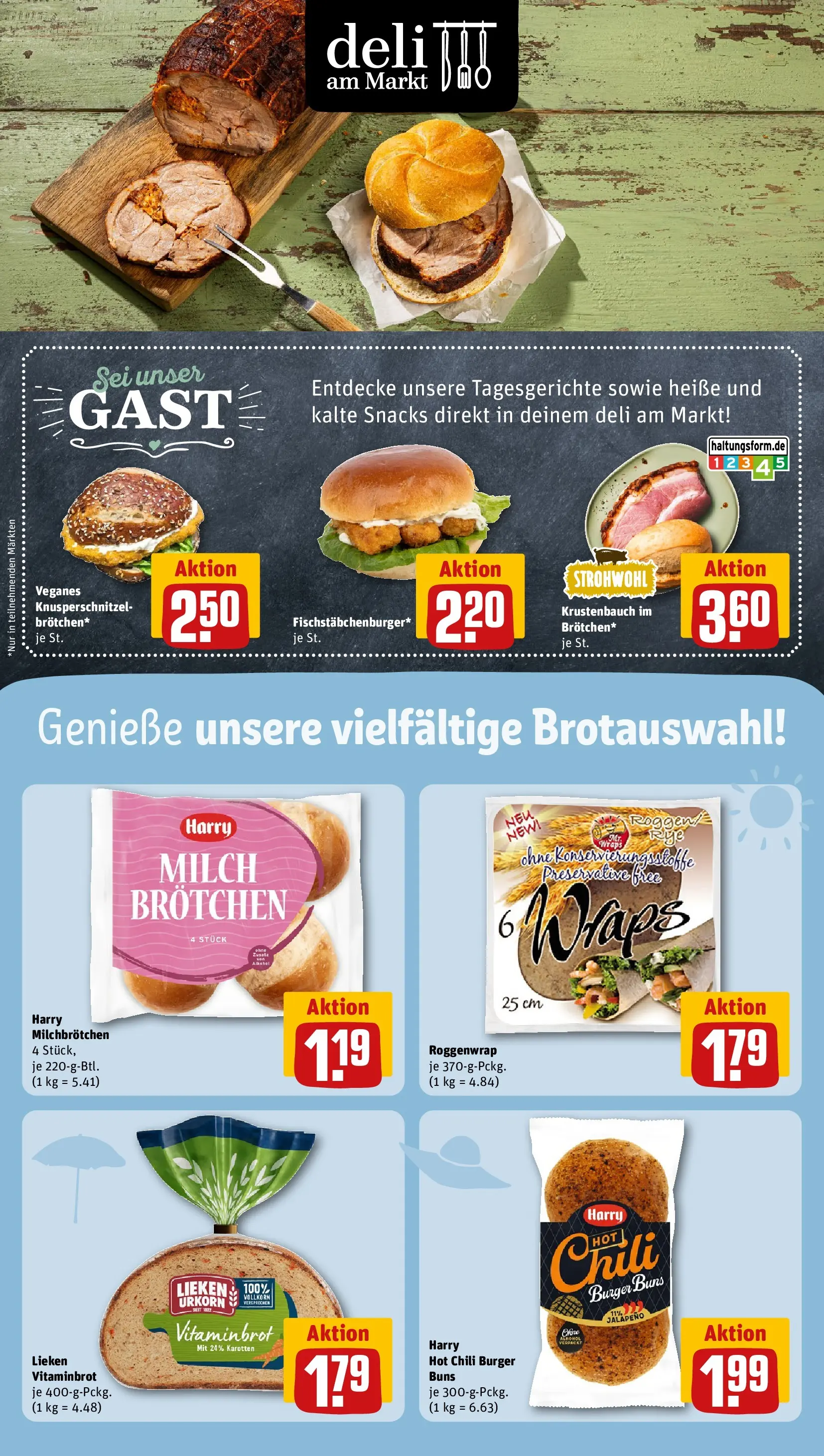 REWE Prospekt ab 13.07.2026 zum Blättern » Angebote | Seite: 13 | Produkte: Milch, Burger, Chili