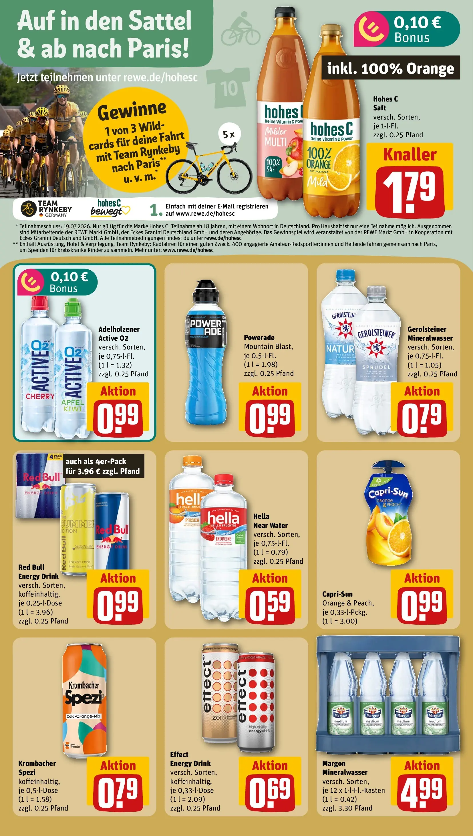 REWE Prospekt ab 13.07.2026 zum Blättern » Angebote | Seite: 18 | Produkte: Red bull, Energy, Hella, Hohes c