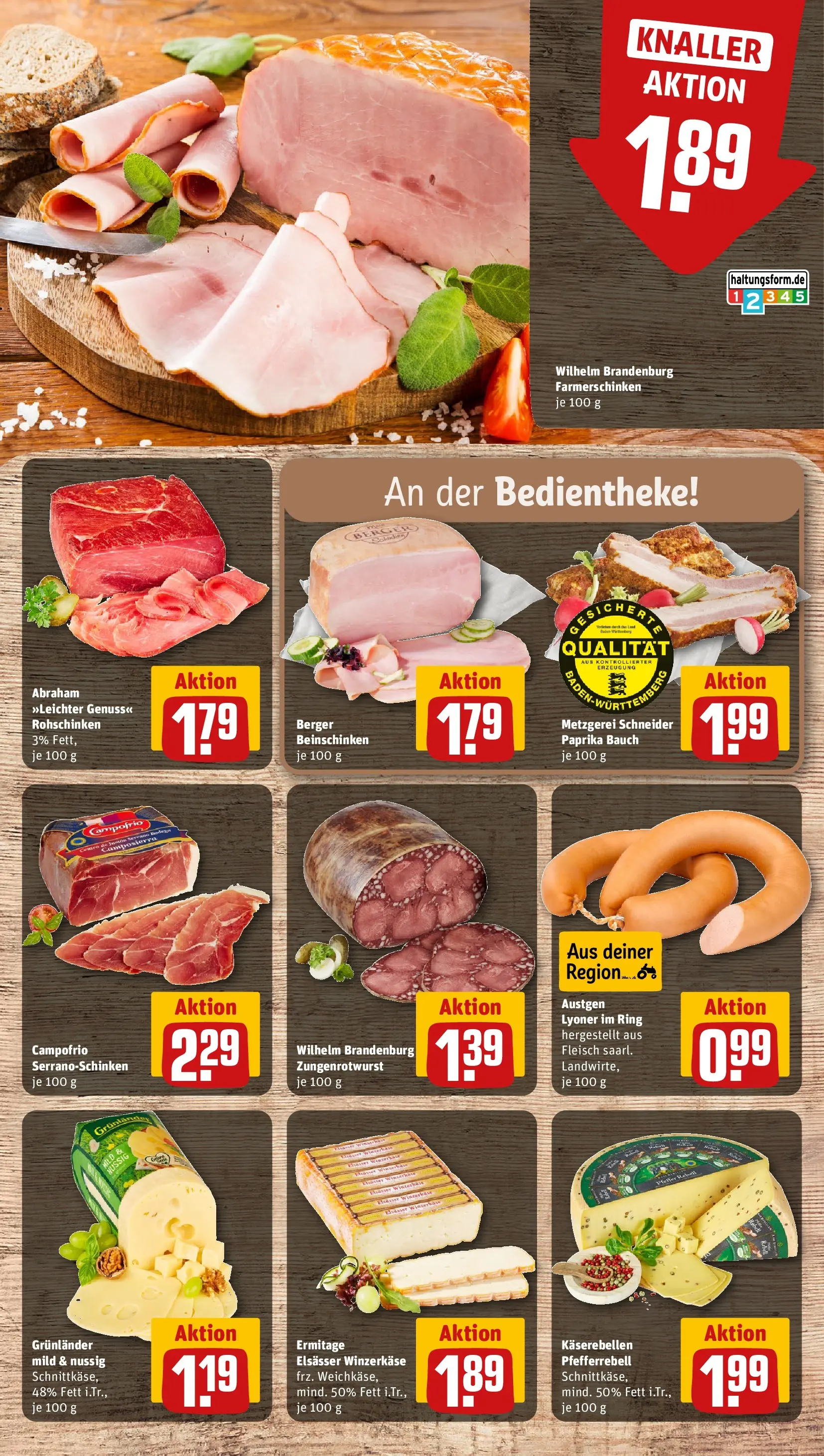 REWE Prospekt ab 13.07.2026 zum Blättern » Angebote | Seite: 10 | Produkte: Paprika, Grunlander, Pfeffer, Fleisch