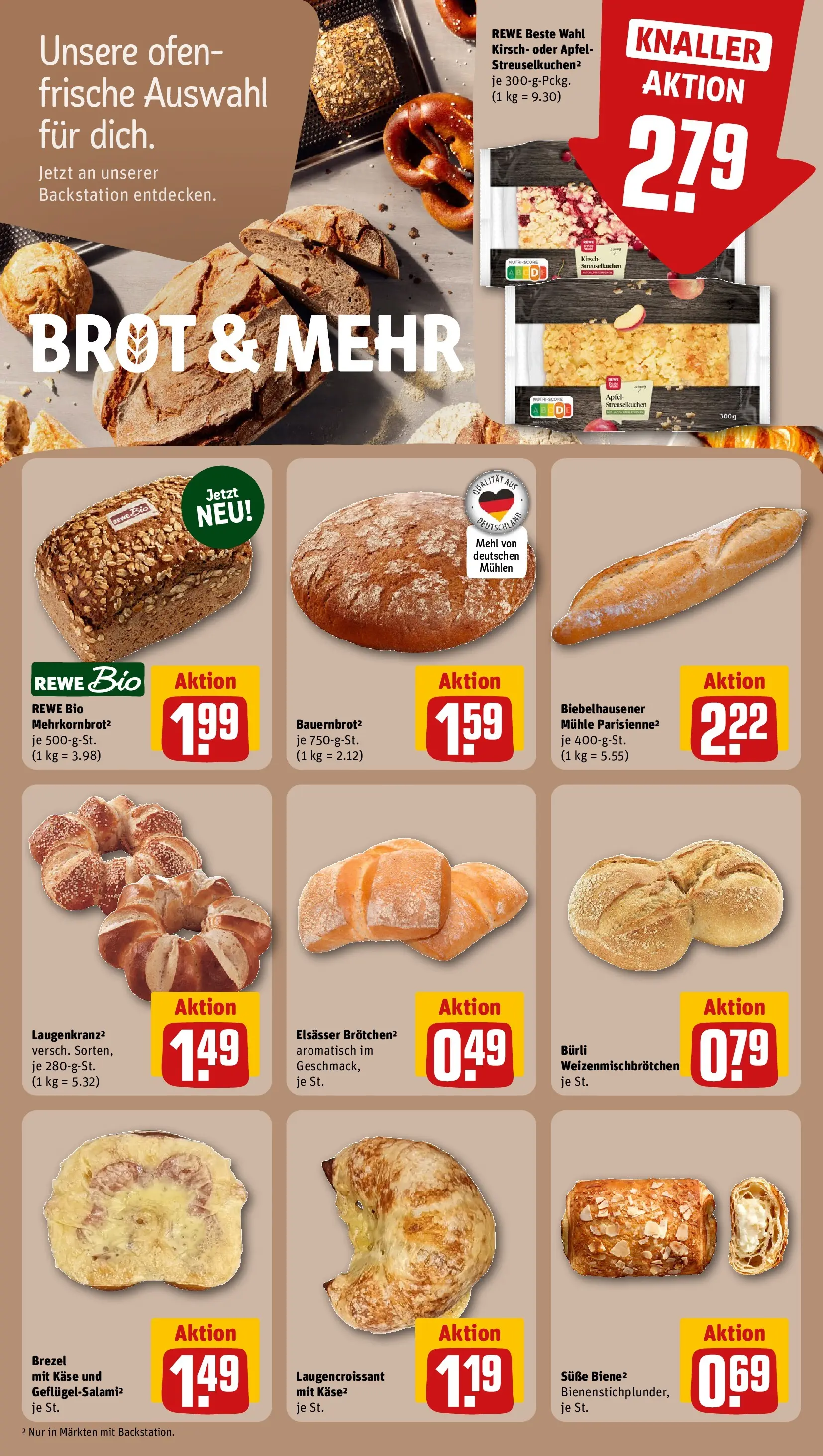 REWE Prospekt ab 13.07.2026 zum Blättern » Angebote | Seite: 19 | Produkte: Ofen, Mehl, Käse, Äpfel