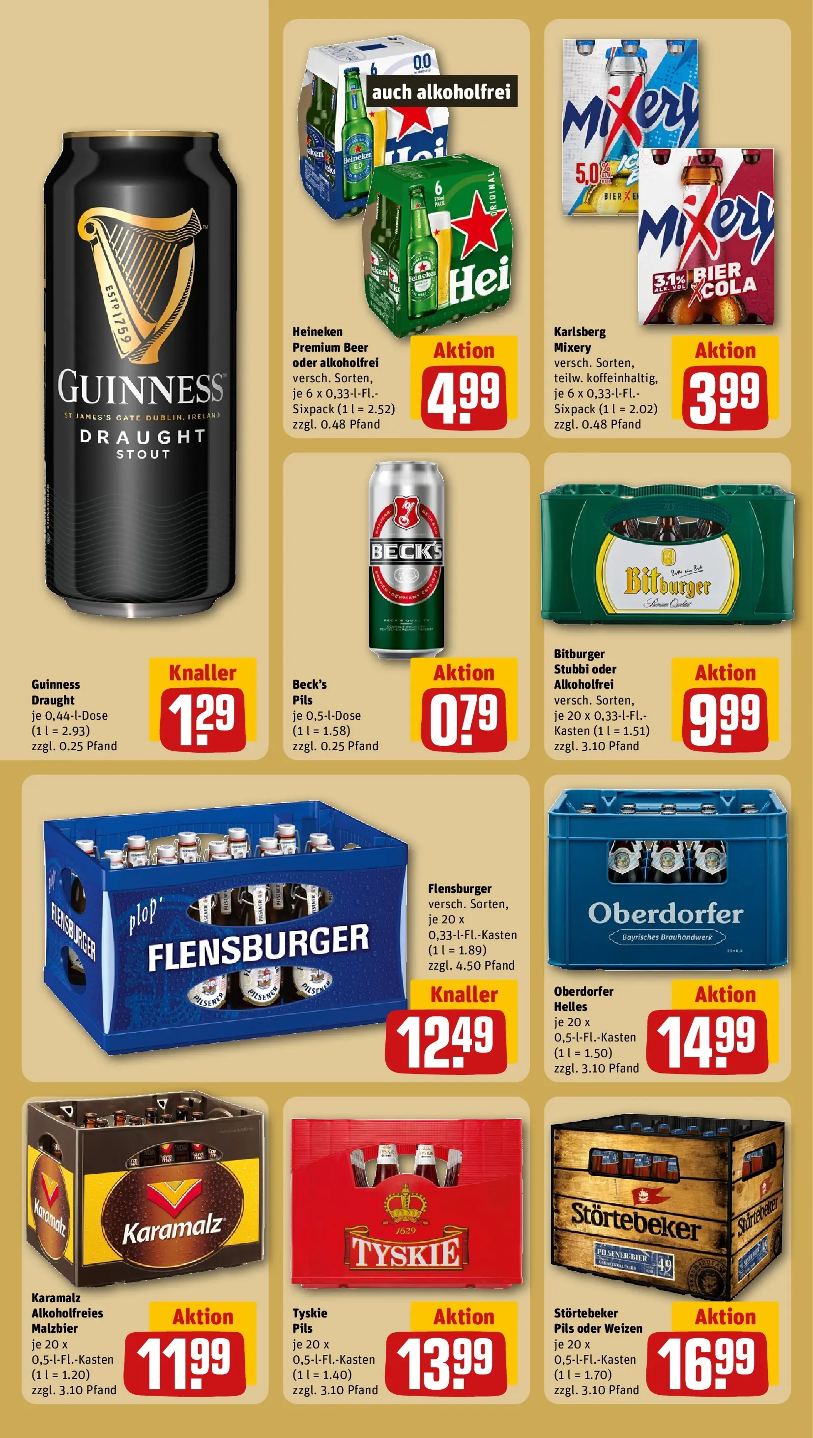 REWE Prospekt ab 13.07.2026 zum Blättern » Angebote | Seite: 21 | Produkte: Bitburger, Tyskie, Pils, Flensburger