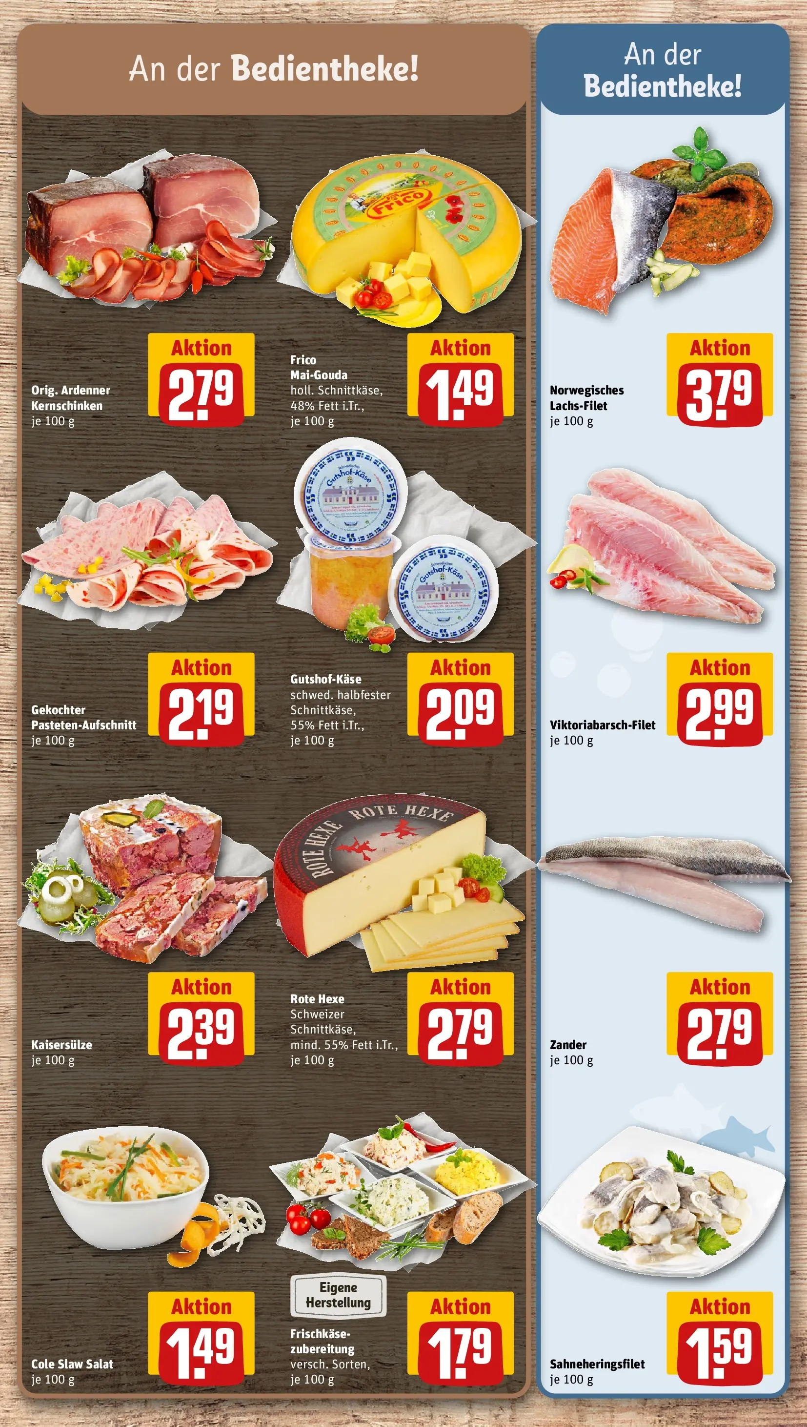 REWE Prospekt ab 13.07.2026 zum Blättern » Angebote | Seite: 9 | Produkte: Käse, Salat, Frischkase