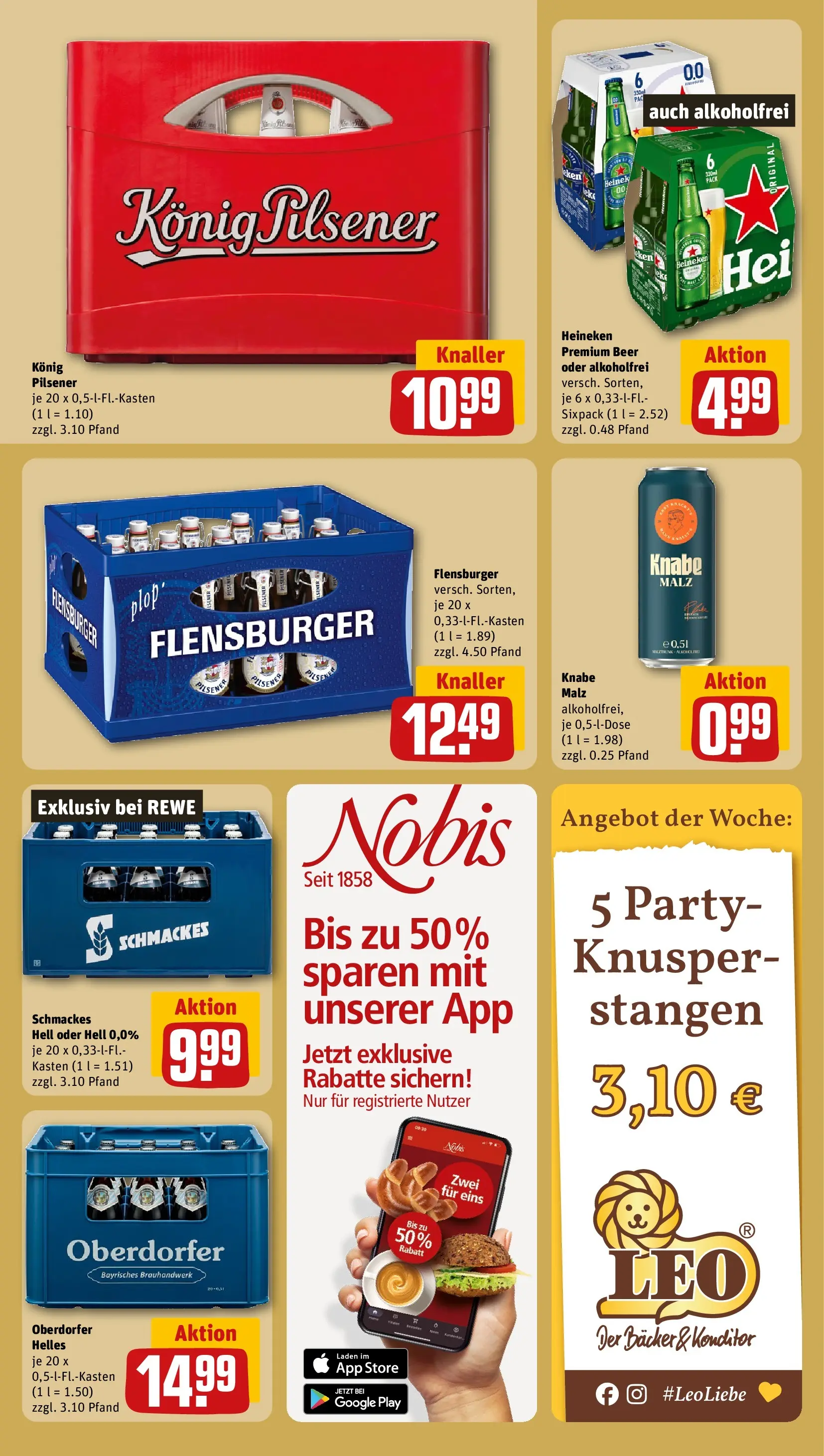 REWE Prospekt ab 13.07.2026 zum Blättern » Angebote | Seite: 17 | Produkte: Flensburger, Heineken
