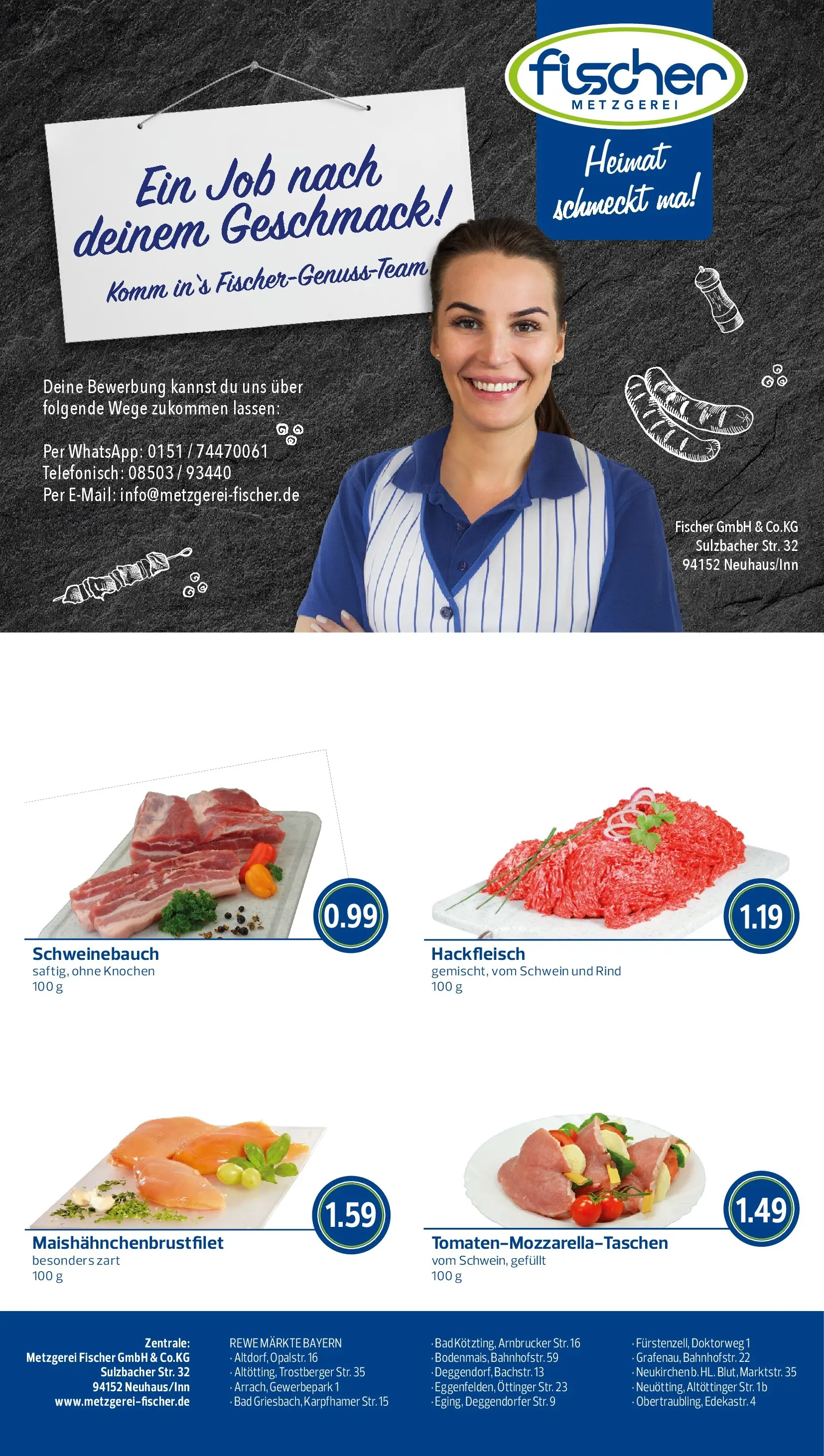 REWE Prospekt ab 13.07.2026 zum Blättern » Angebote | Seite: 8 | Produkte: Schweinebauch, Bad, Hackfleisch