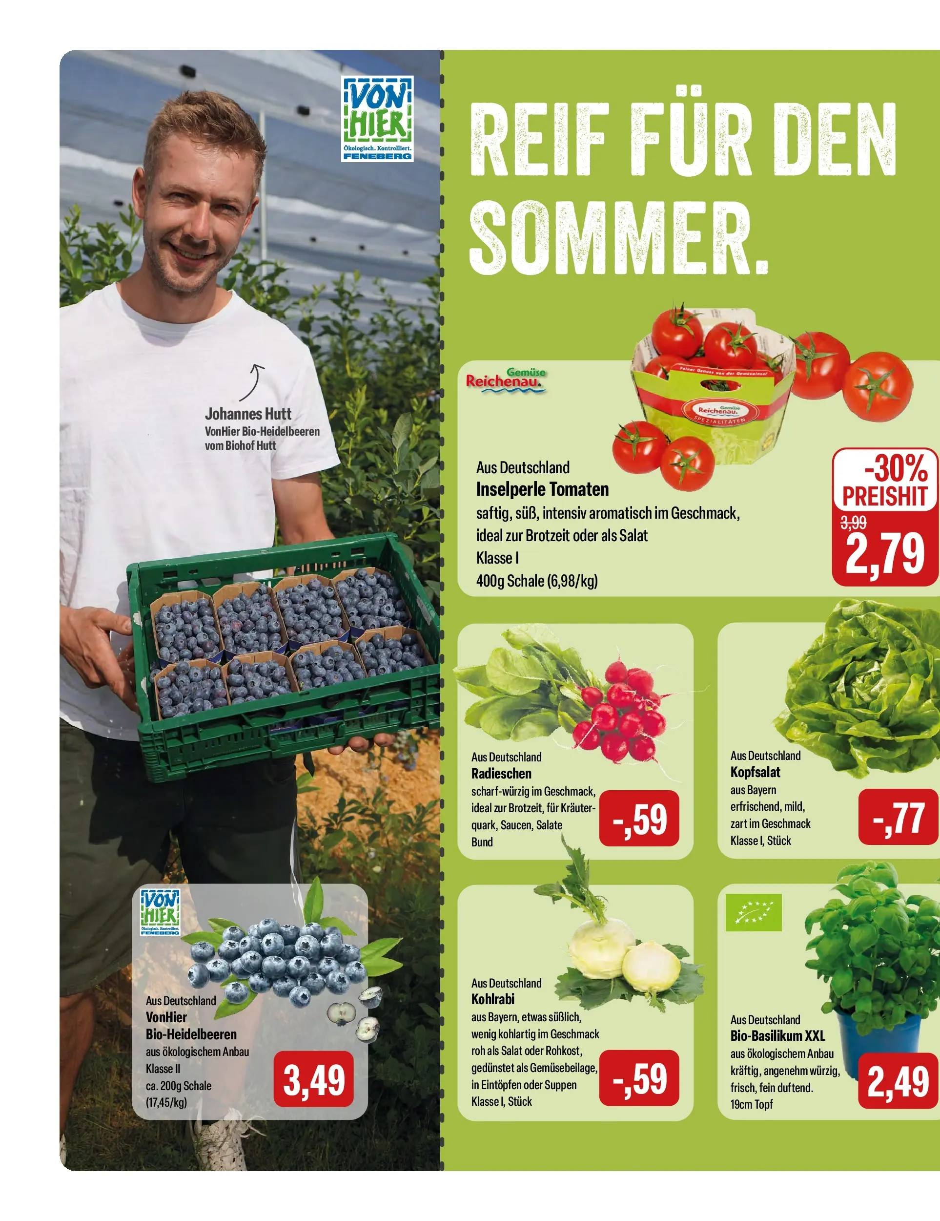 Feneberg Aktuelle Angebote (ab 16.07.2026) zum Blättern | Seite: 8 | Produkte: Kohlrabi, Tomaten, Gemüse, Salat