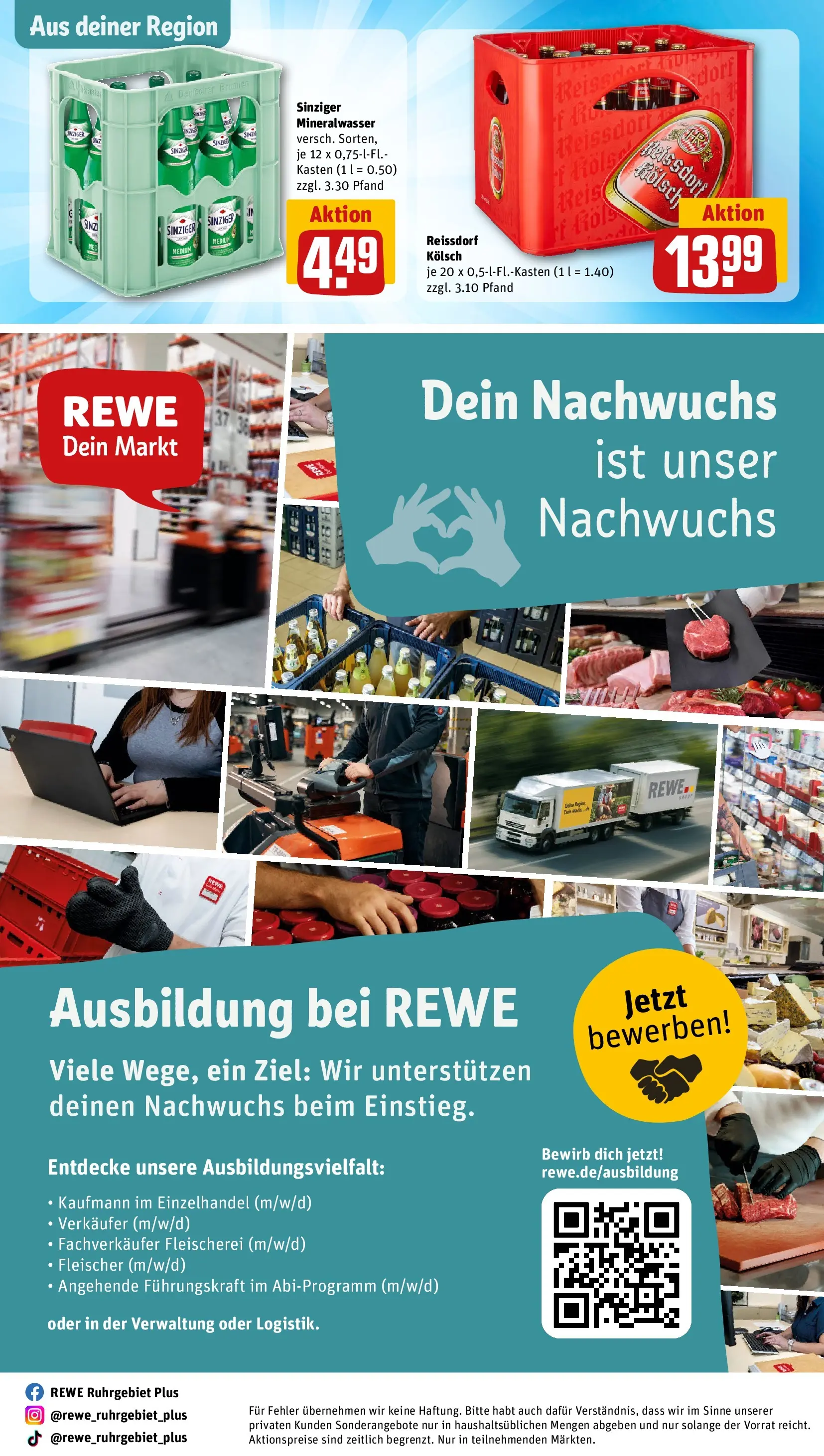 REWE Prospekt ab 13.07.2026 zum Blättern » Angebote | Seite: 30 | Produkte: Mineralwasser