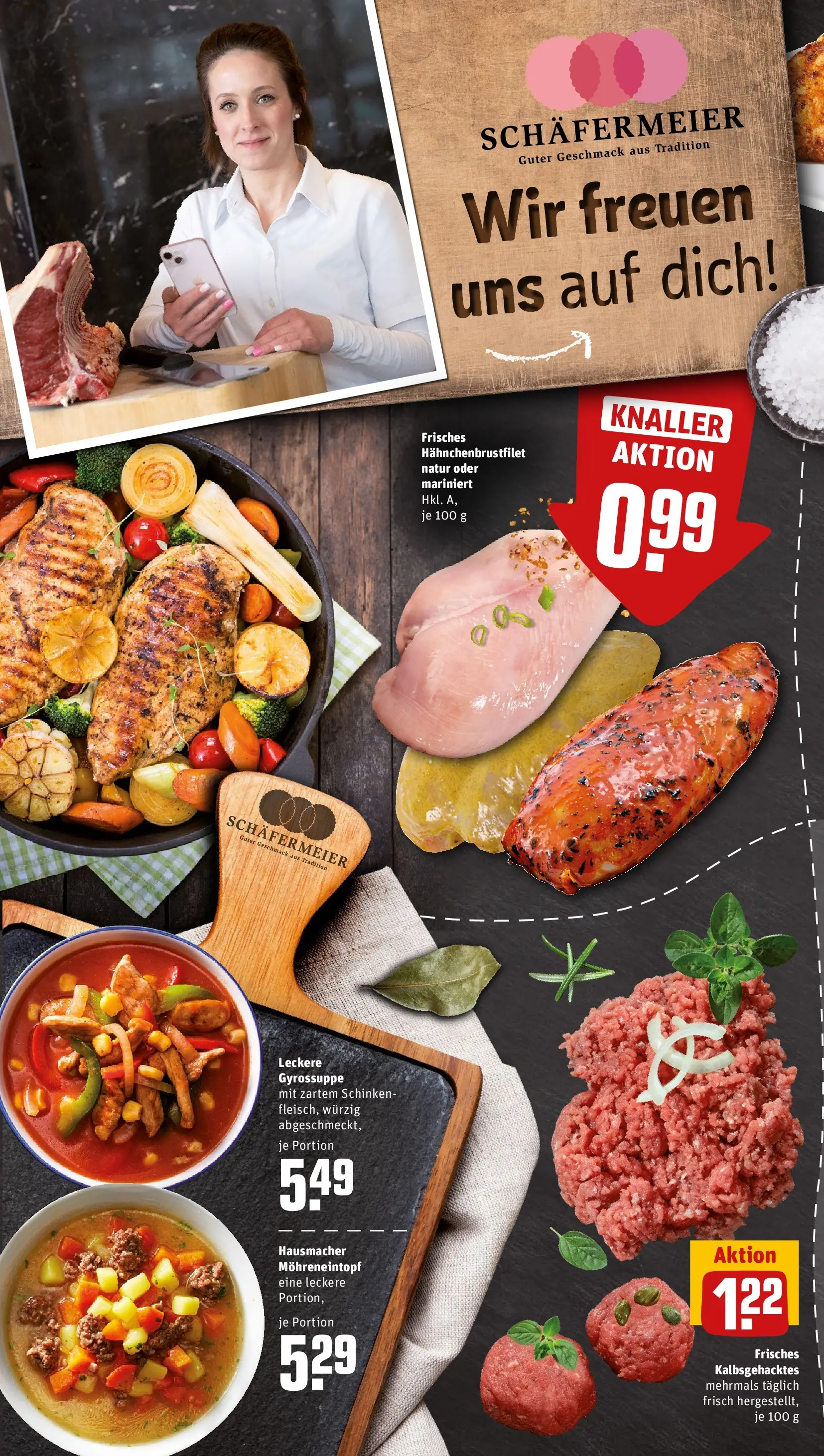 REWE Prospekt ab 13.07.2026 zum Blättern » Angebote | Seite: 6 | Produkte: Schinken