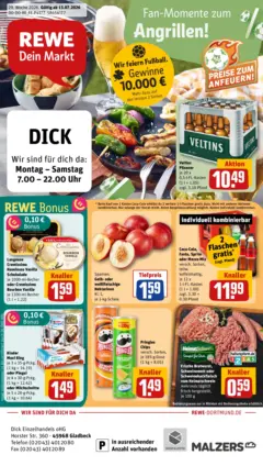 Rewe Prospekt Gladbeck ab 13.07.2026 gültig