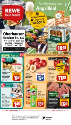 Rewe Prospekt Oberhausen ab 13.07.2026 gültig