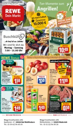 Rewe Prospekt Wadersloh ab 13.07.2026 gültig | Seite: 30 | Produkte: Rotwein, Rosewein, Wein, Erdbeeren
