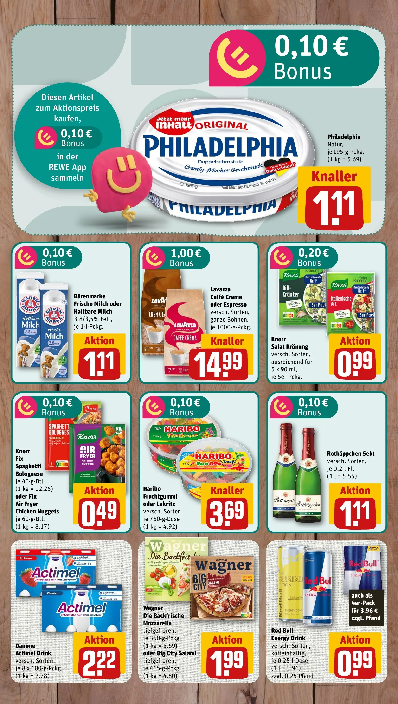 REWE Prospekt ab 13.07.2026 zum Blättern » Angebote | Seite: 6 | Produkte: Haribo, Sekt, Rotkäppchen, Salat