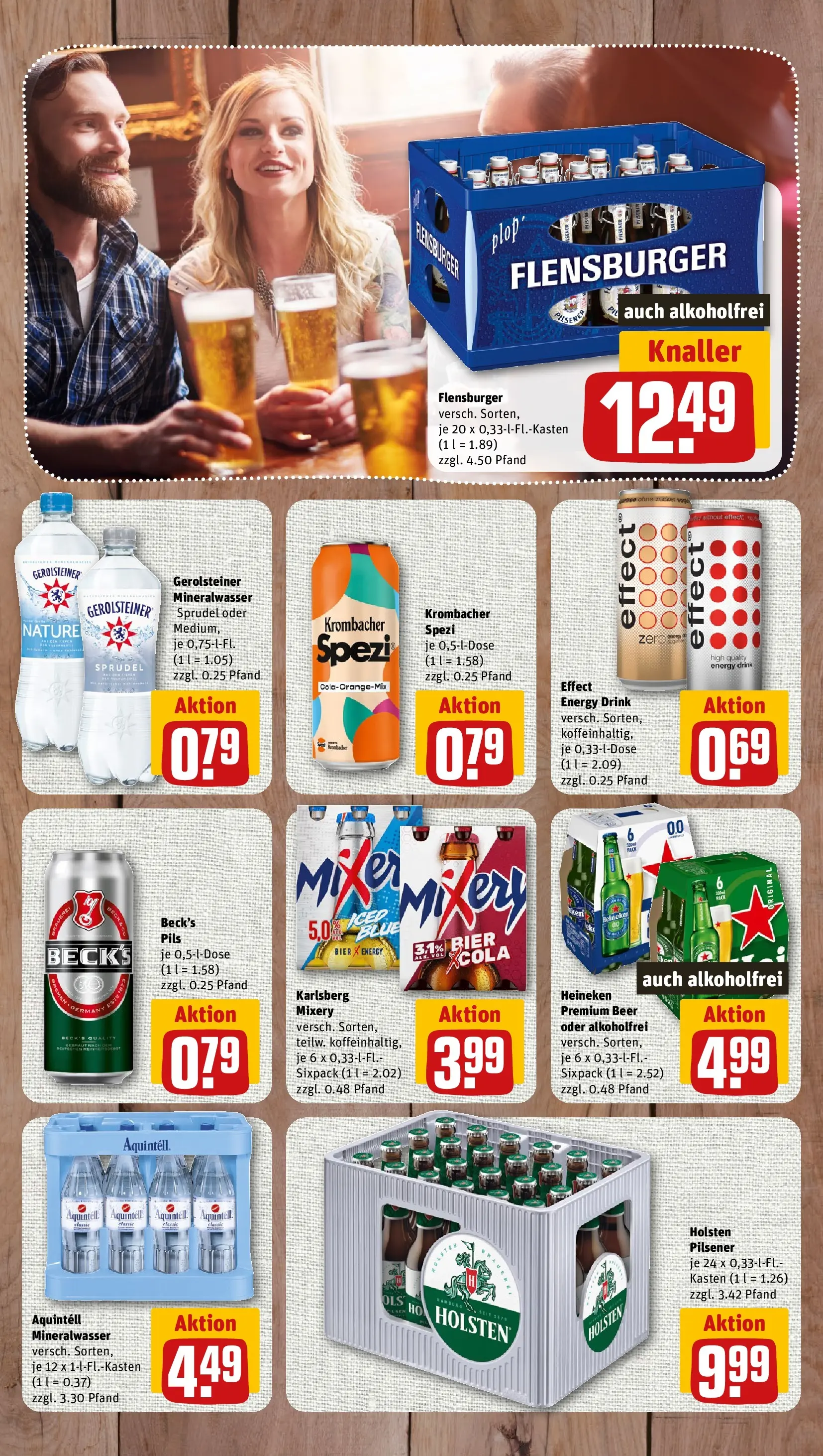 REWE Prospekt ab 13.07.2026 zum Blättern » Angebote | Seite: 11 | Produkte: Bier, Mineralwasser, Zucker, Mixery