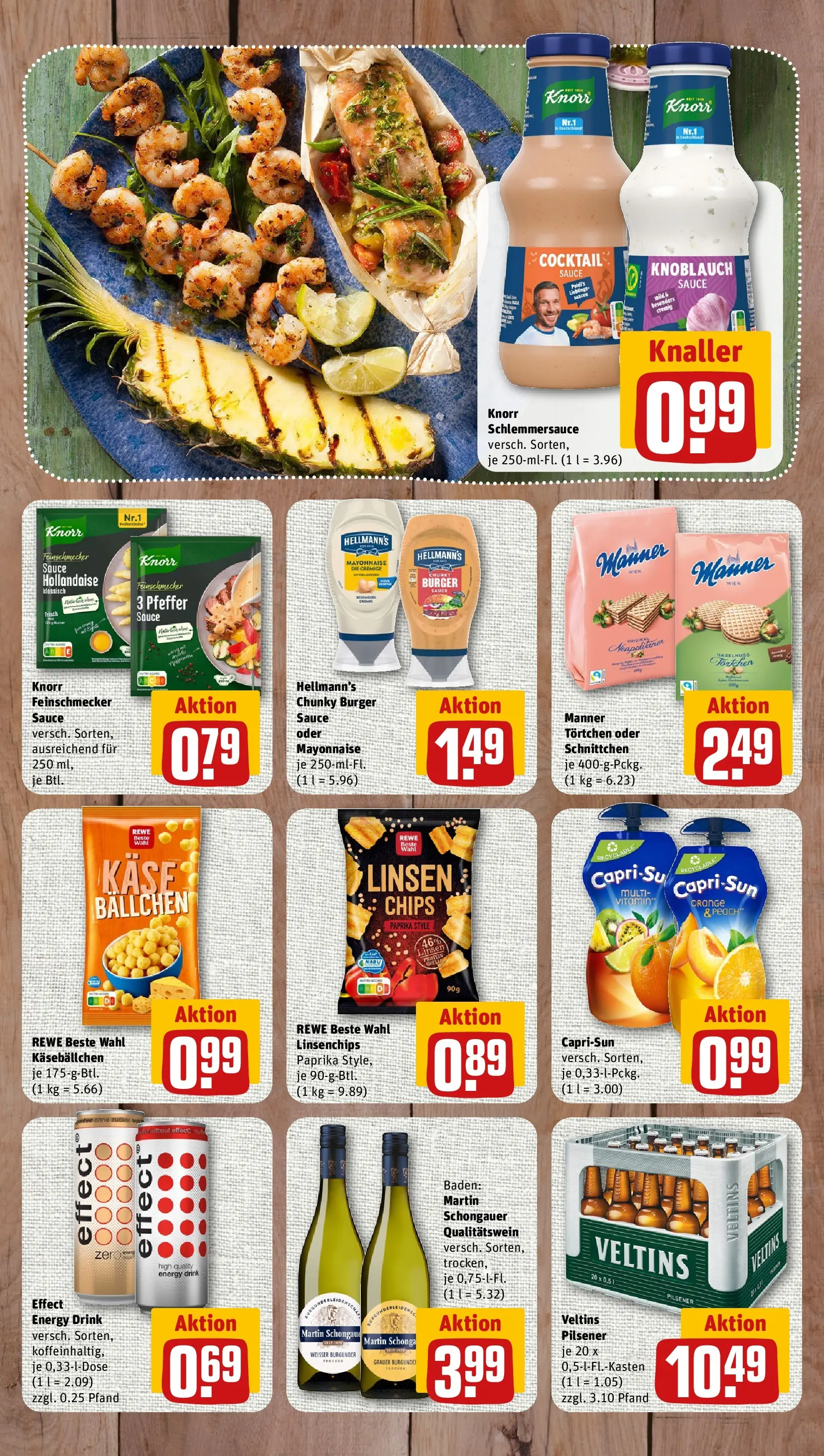 REWE Prospekt ab 13.07.2026 zum Blättern » Angebote | Seite: 7 | Produkte: Burger, Paprika, Mayonnaise, Veltins