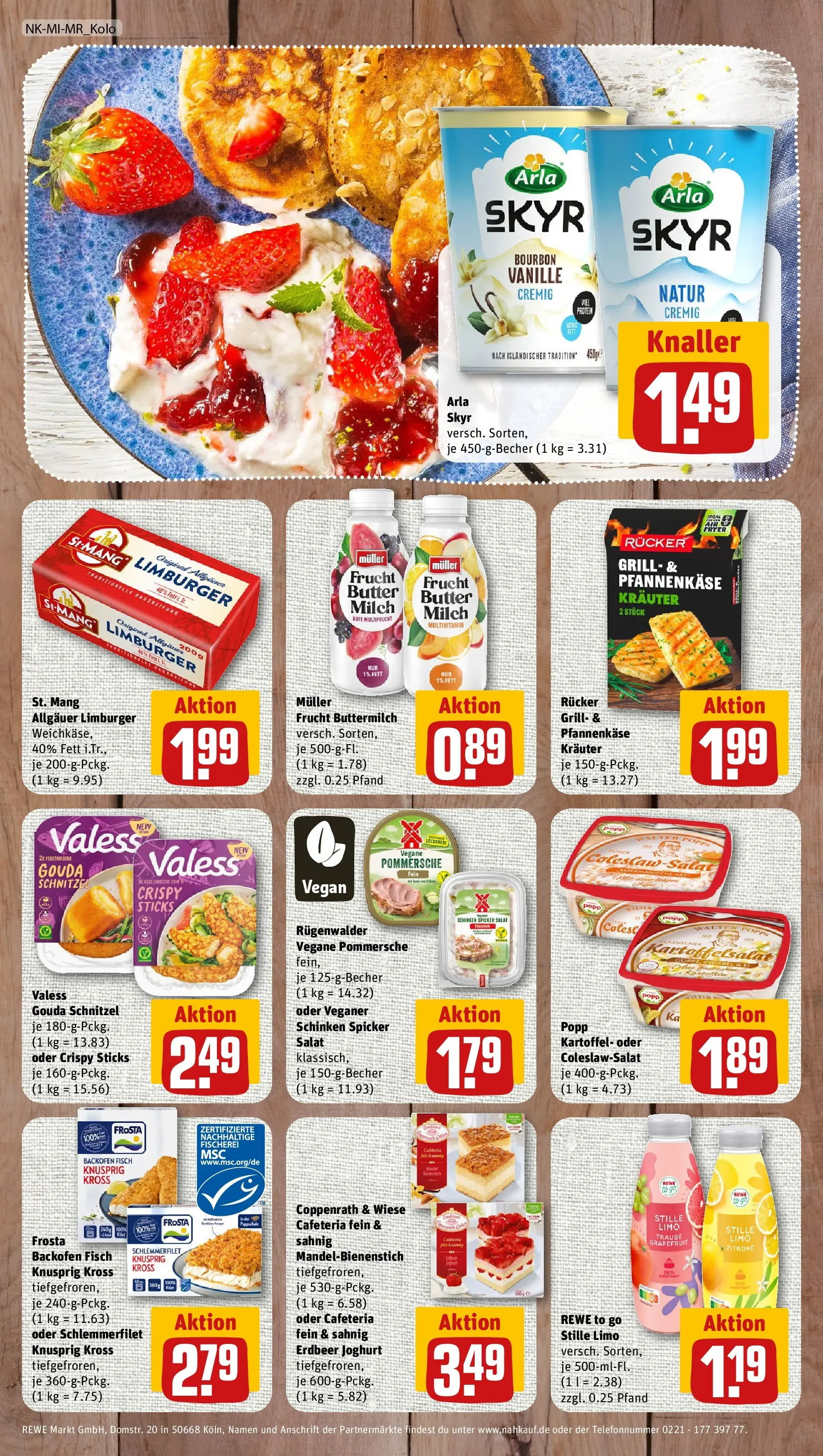 REWE Prospekt ab 13.07.2026 zum Blättern » Angebote | Seite: 8 | Produkte: Grill, Joghurt, Frosta, Grapefruit