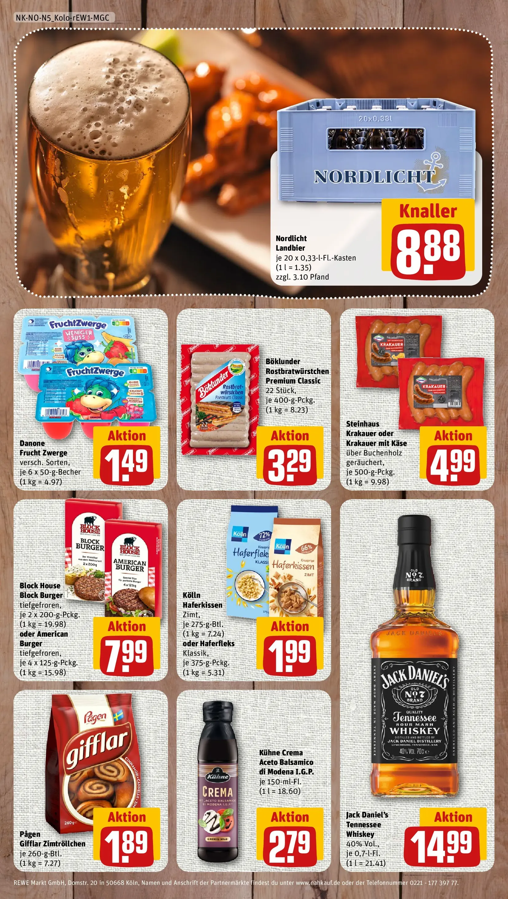 REWE Prospekt ab 13.07.2026 zum Blättern » Angebote | Seite: 12 | Produkte: Kolln, Käse, Fruchtzwerge, Jack Daniel's