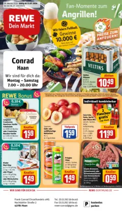 Rewe Prospekt Haan ab 13.07.2026 gültig