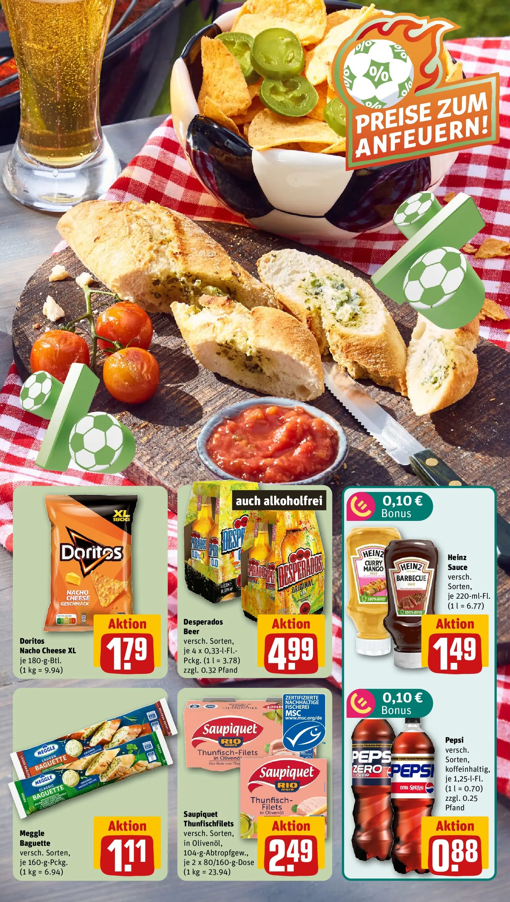 REWE Prospekt ab 12.07.2026 zum Blättern » Angebote | Seite: 5 | Produkte: Bier, Olivenol, Mango, Desperados