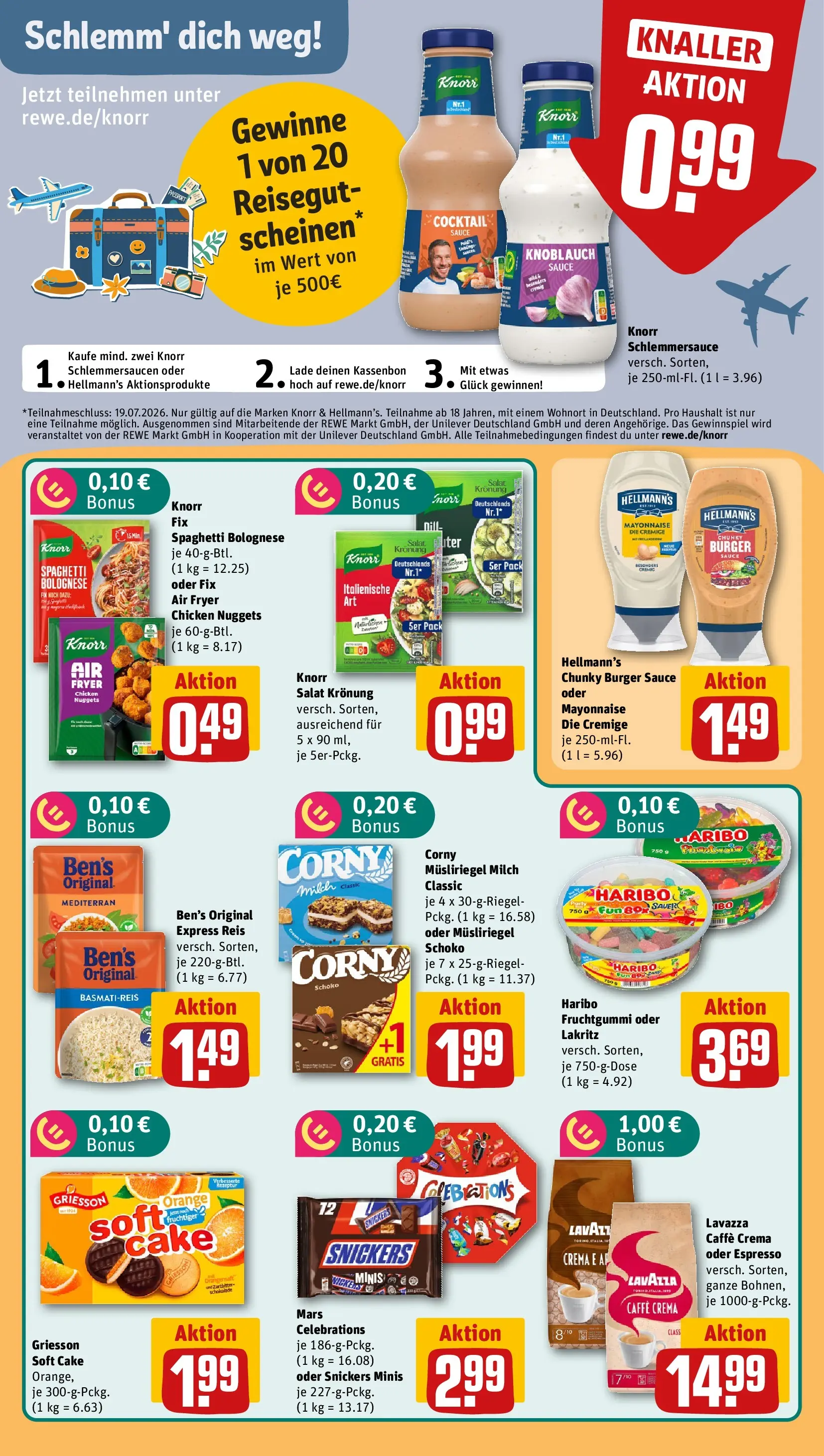 REWE Prospekt ab 12.07.2026 zum Blättern » Angebote | Seite: 16 | Produkte: Lavazza, Mars, Mayonnaise, Salat
