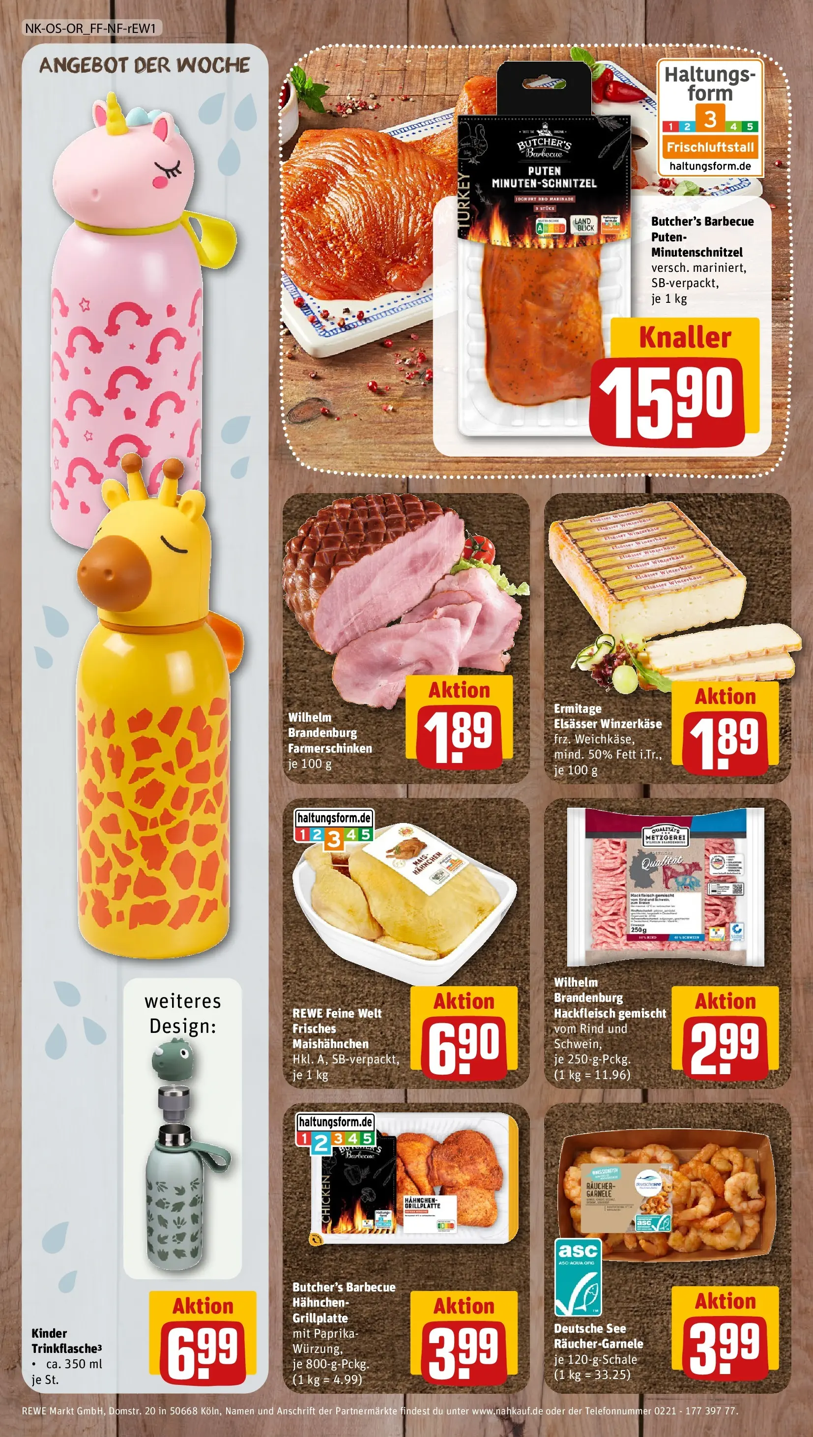 REWE Prospekt ab 13.07.2026 zum Blättern » Angebote | Seite: 12 | Produkte: Hahnchen, Paprika, Hackfleisch