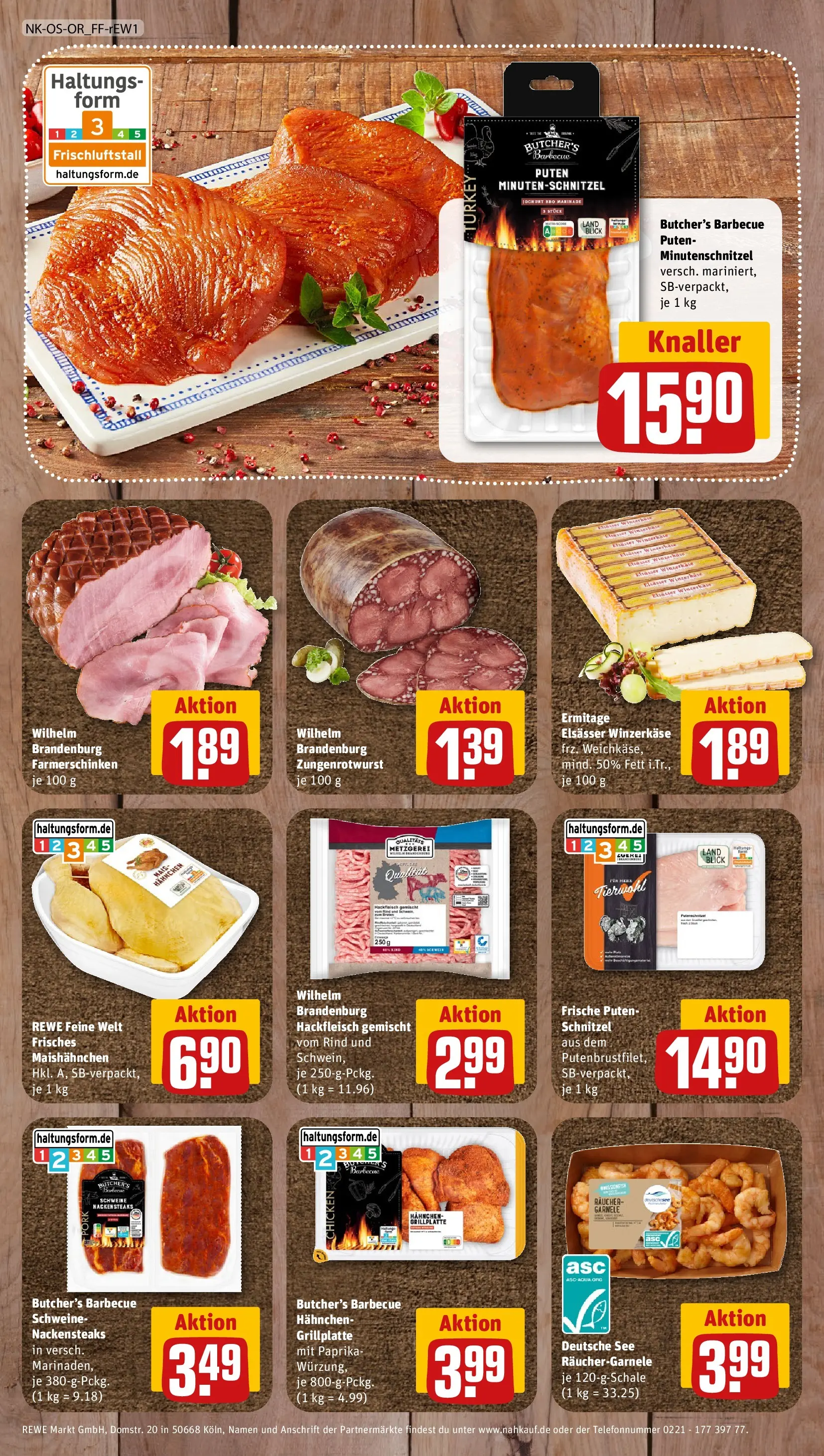 REWE Prospekt ab 13.07.2026 zum Blättern » Angebote | Seite: 12 | Produkte: Nackensteaks, Joghurt, Schnitzel, Paprika