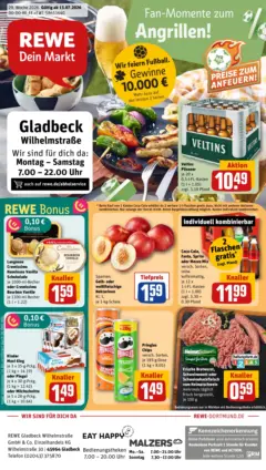 Rewe Prospekt Gladbeck ab 13.07.2026 gültig
