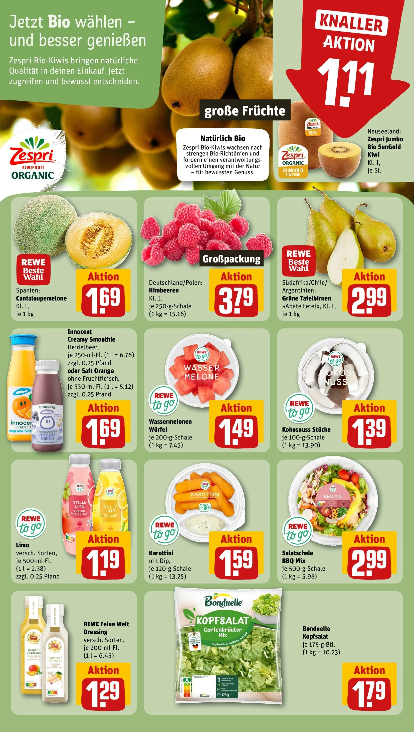 REWE Prospekt ab 12.07.2026 zum Blättern » Angebote | Seite: 6 | Produkte: Grapefruit, Mango, Melone, Saft