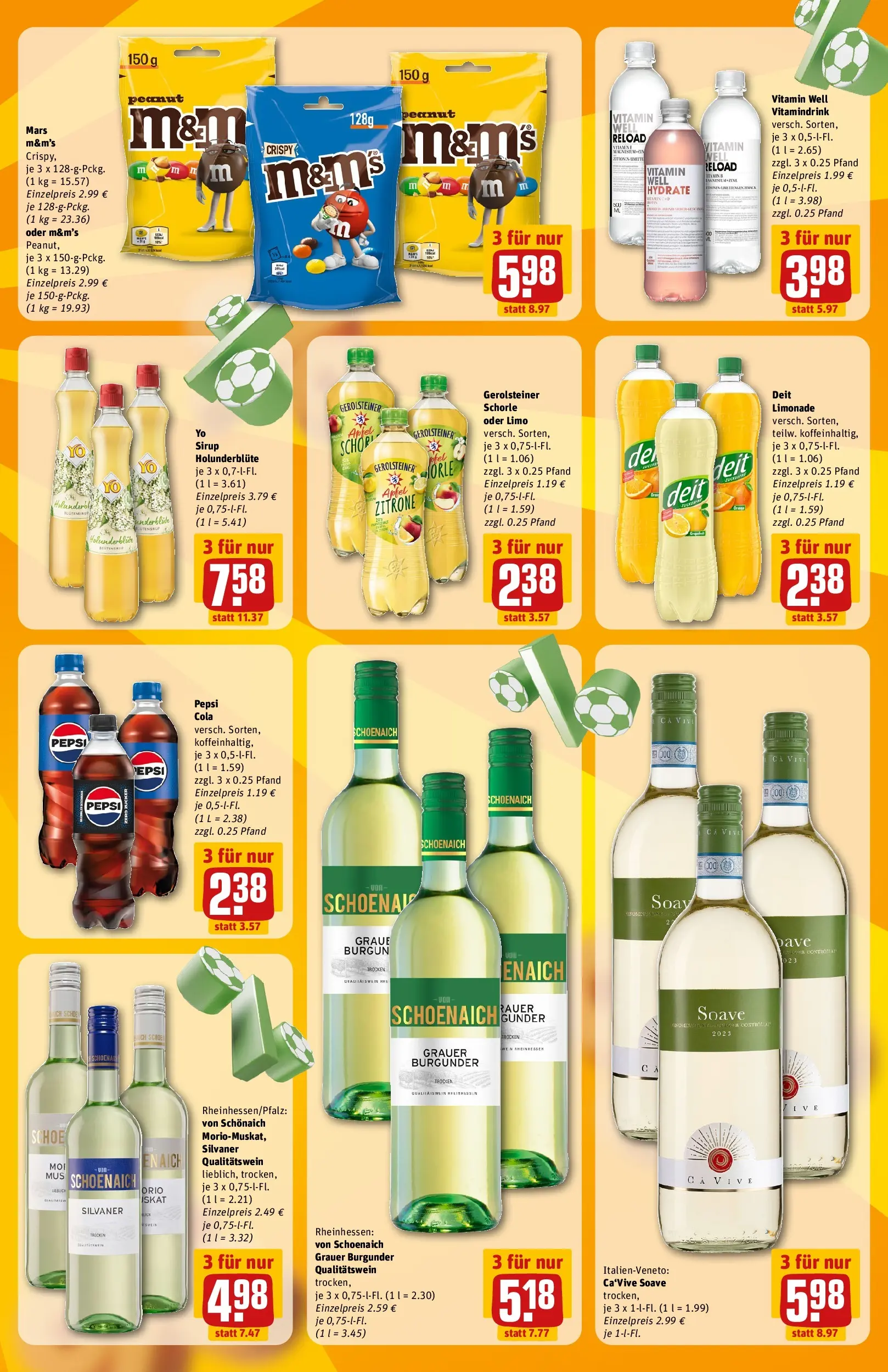 REWE Prospekt ab 13.07.2026 zum Blättern » Angebote | Seite: 5 | Produkte: Äpfel, Limonade, Mars, Zitrone