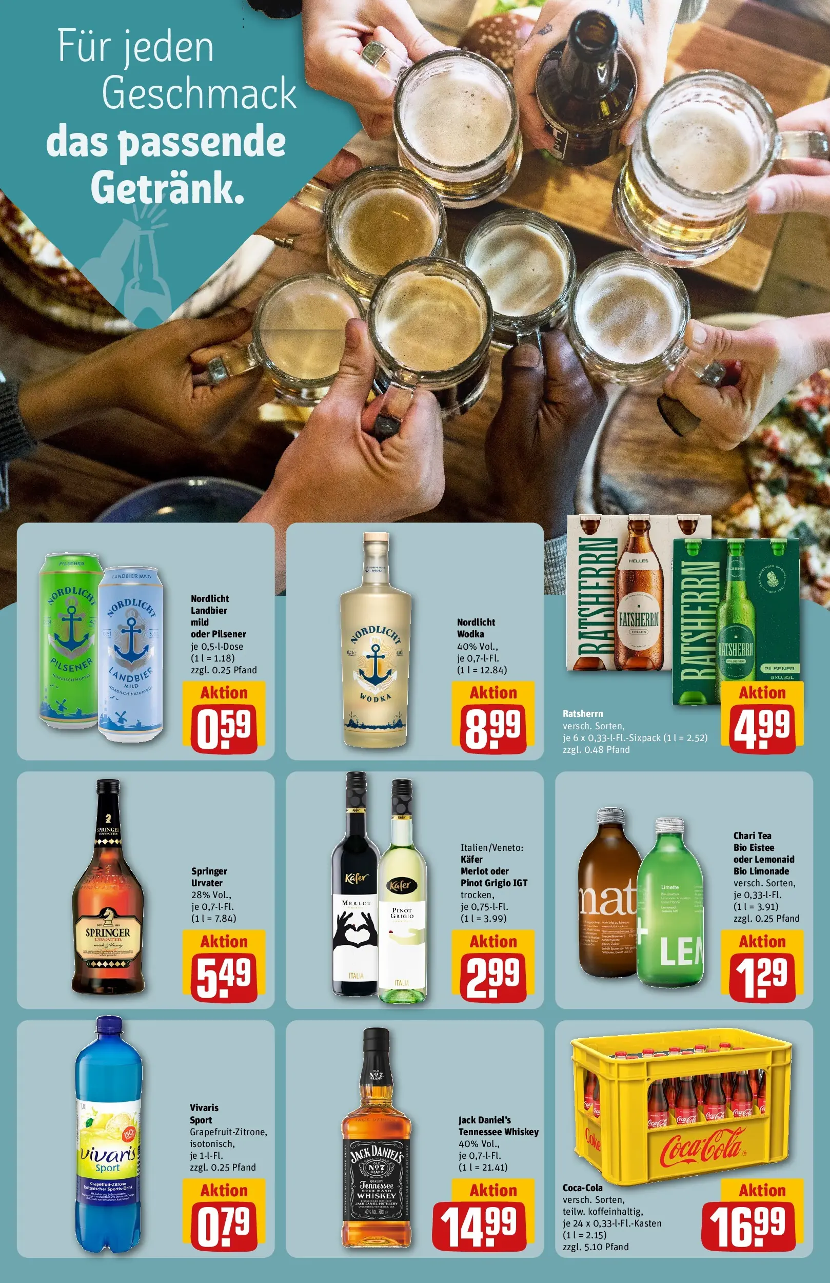 REWE Prospekt ab 13.07.2026 zum Blättern » Angebote | Seite: 16 | Produkte: Merlot, Jack Daniel's, Limette, Whiskey