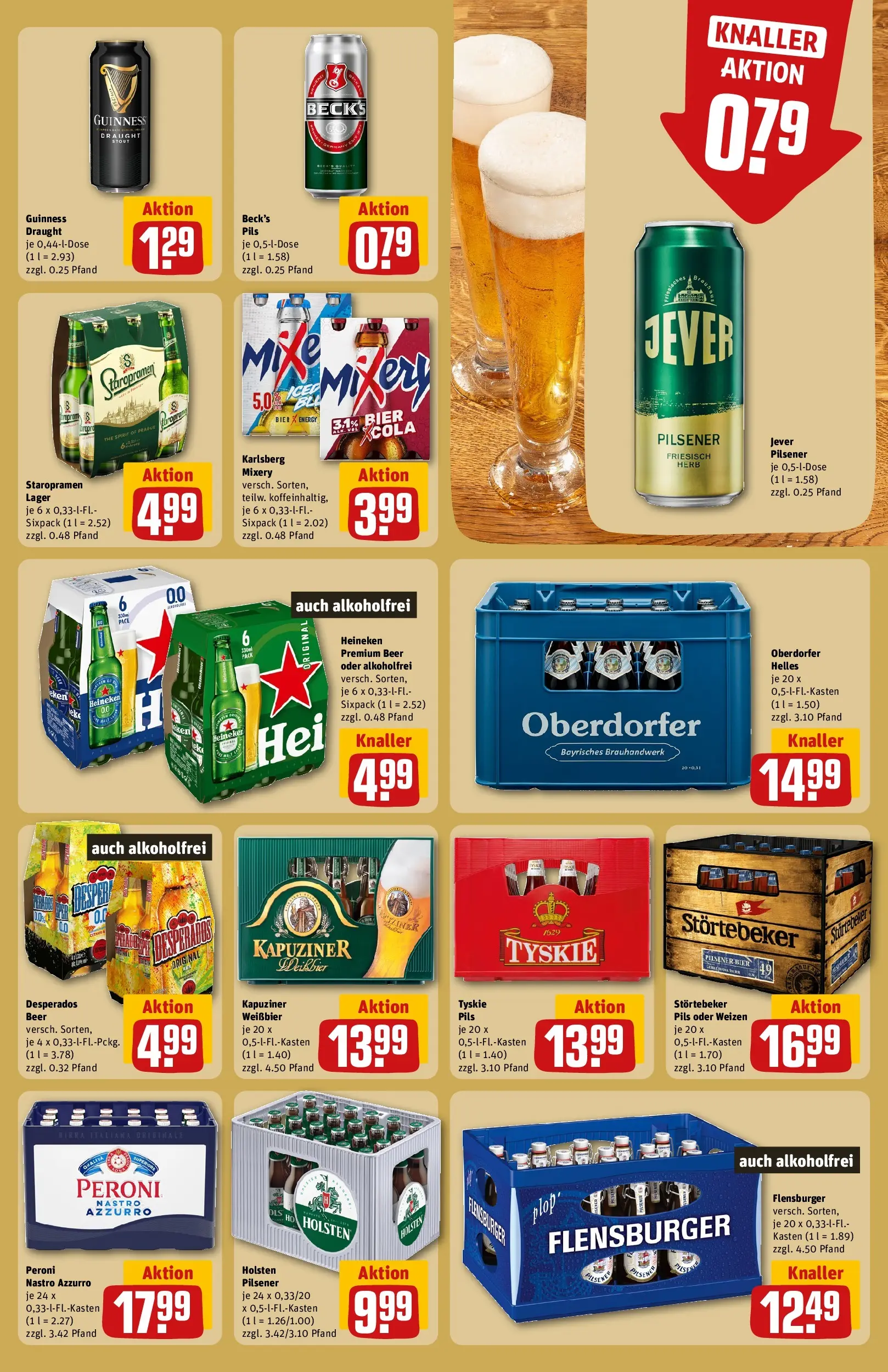 REWE Prospekt ab 13.07.2026 zum Blättern » Angebote | Seite: 19 | Produkte: Energy, Weißbier, Flensburger, Jever