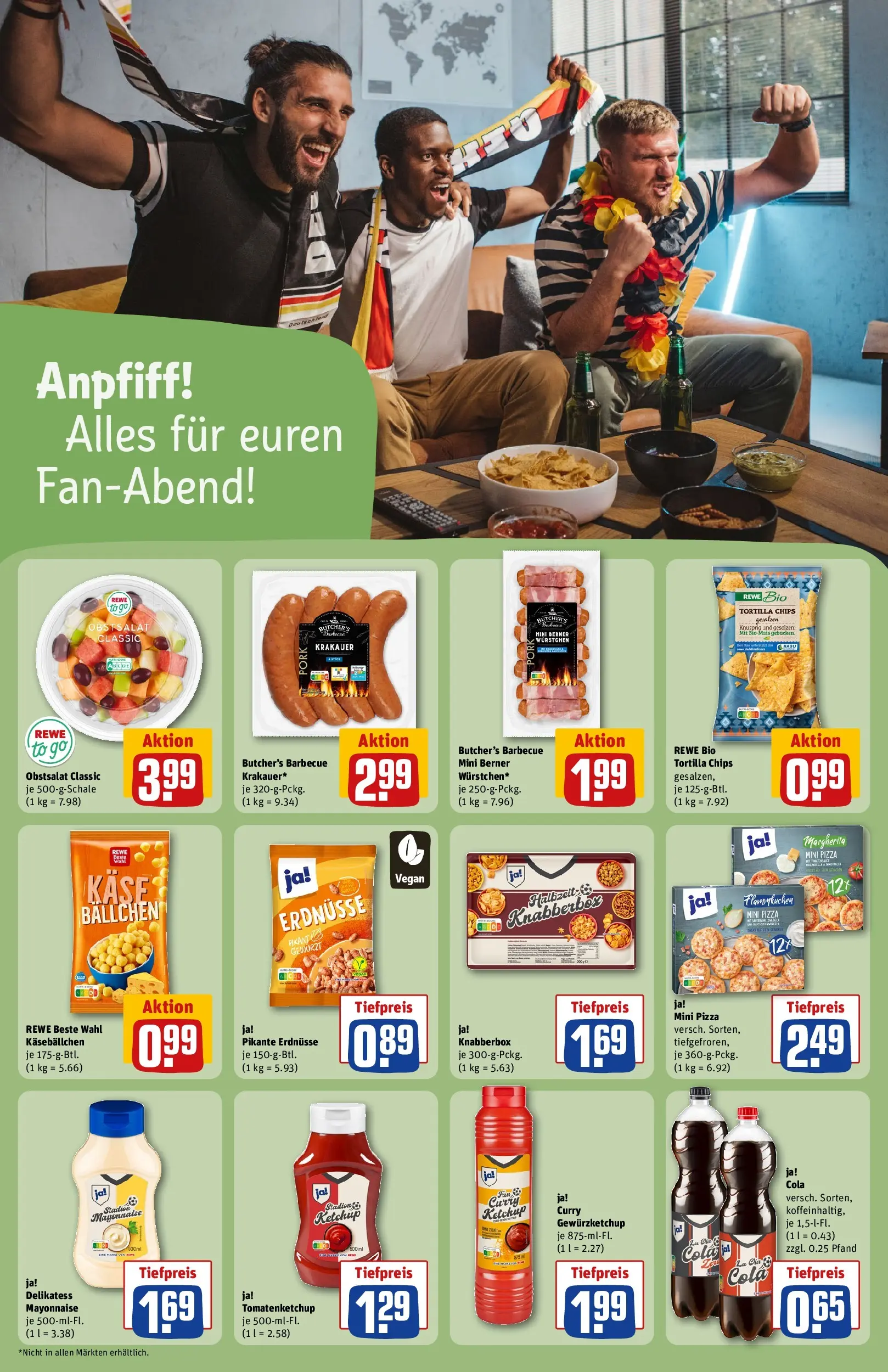 REWE Prospekt ab 13.07.2026 zum Blättern » Angebote | Seite: 23 | Produkte: Cola, Käse, Mayonnaise, Chips