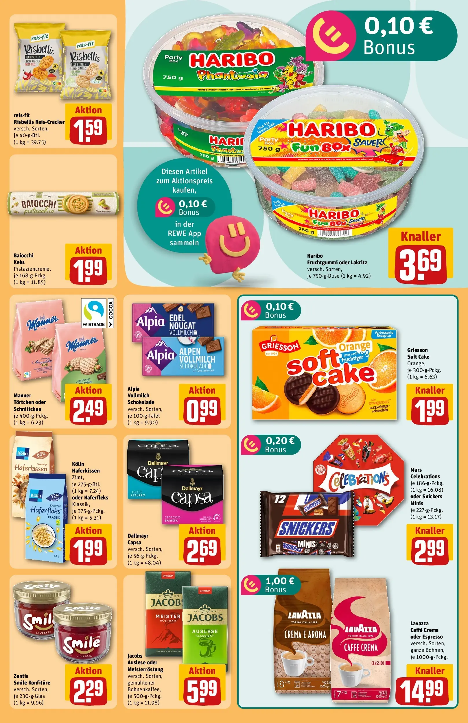 REWE Prospekt ab 13.07.2026 zum Blättern » Angebote | Seite: 25 | Produkte: Haribo, Celebrations, Dallmayr, Dallmayr capsa