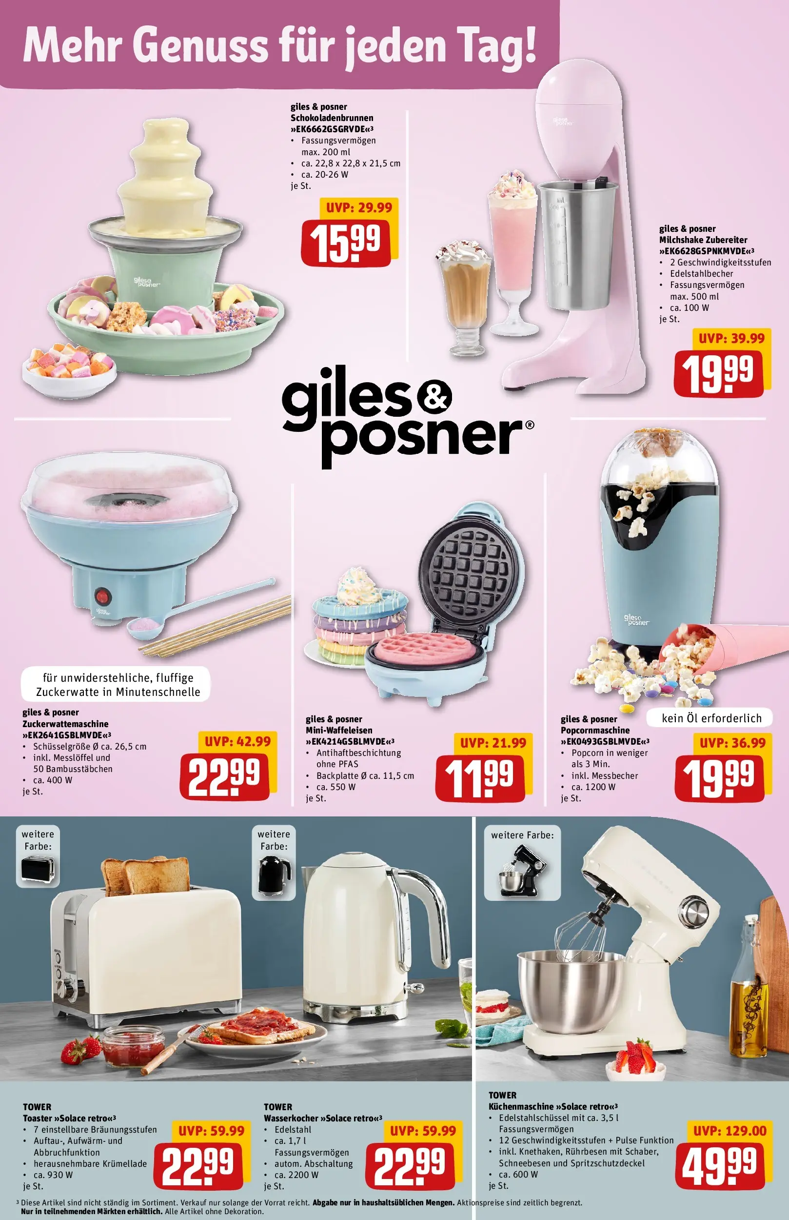 REWE Prospekt ab 13.07.2026 zum Blättern » Angebote | Seite: 30 | Produkte: Wasserkocher, Rührbesen, Toaster, Öl