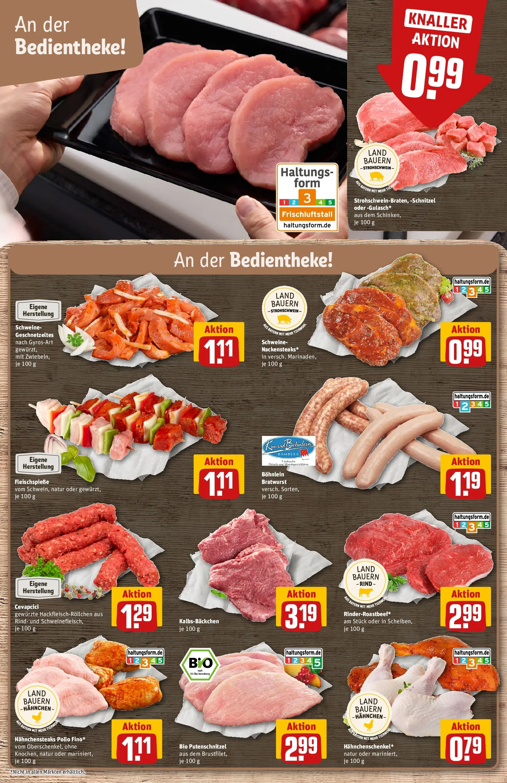 REWE Prospekt ab 13.07.2026 zum Blättern » Angebote | Seite: 8 | Produkte: Cevapcici, Schnitzel, Putenschnitzel, Fleisch