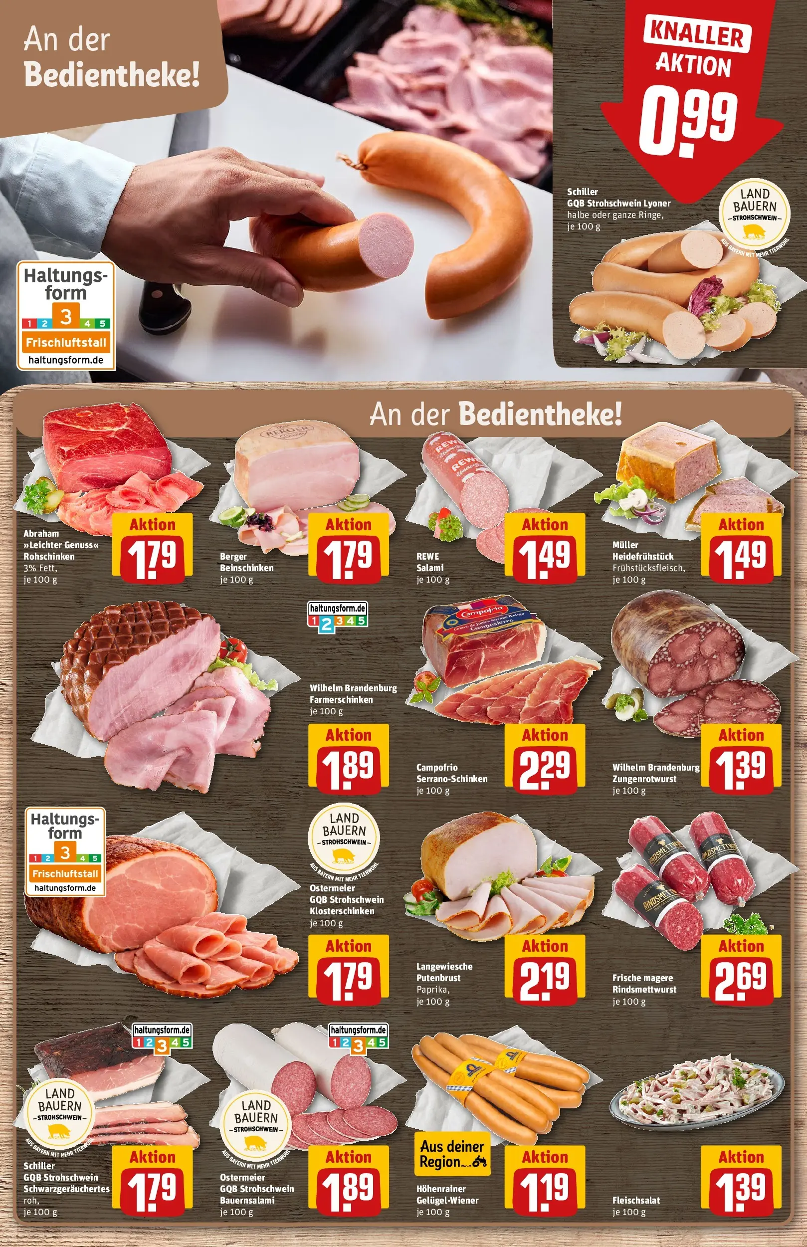 REWE Prospekt ab 13.07.2026 zum Blättern » Angebote | Seite: 10 | Produkte: Salami