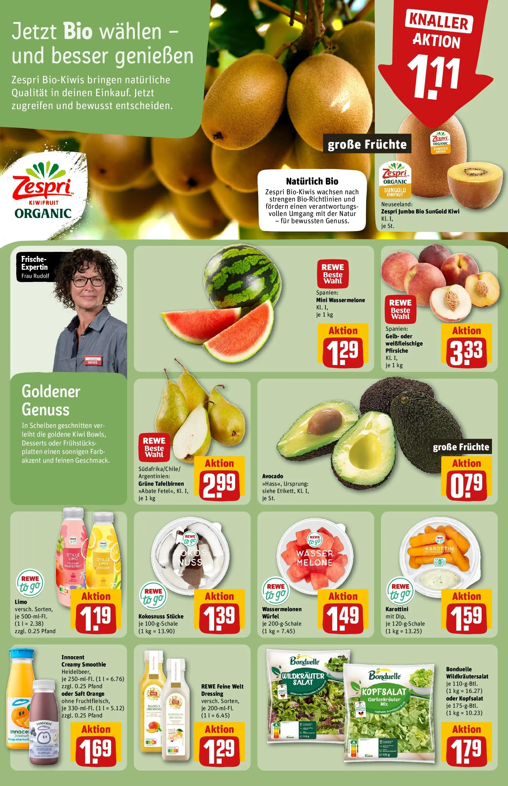 REWE Prospekt ab 13.07.2026 zum Blättern » Angebote | Seite: 6 | Produkte: Dressing, Avocado, Wasser, Salat