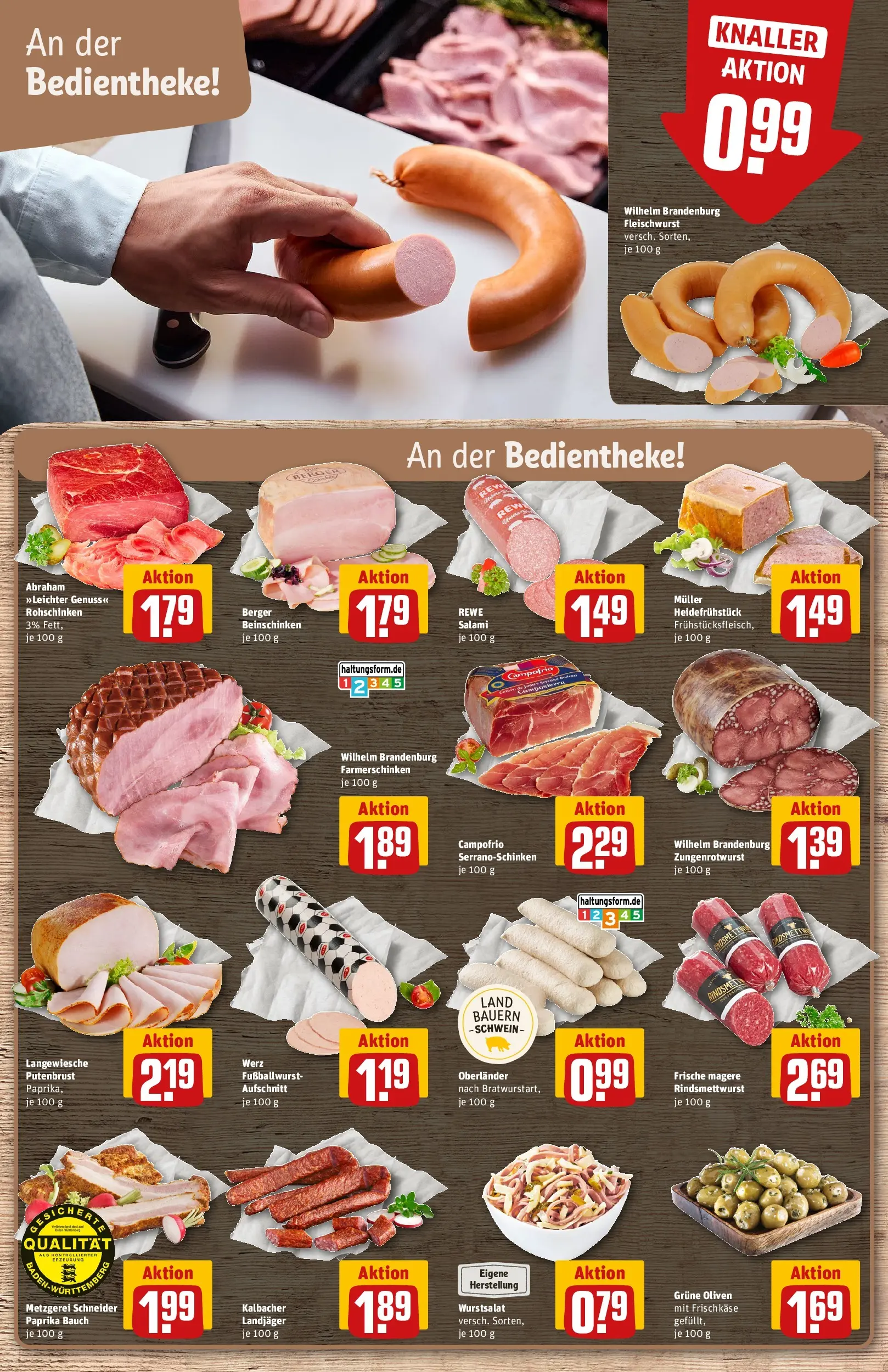 REWE Prospekt ab 13.07.2026 zum Blättern » Angebote | Seite: 10 | Produkte: Paprika, Salami, Frischkase