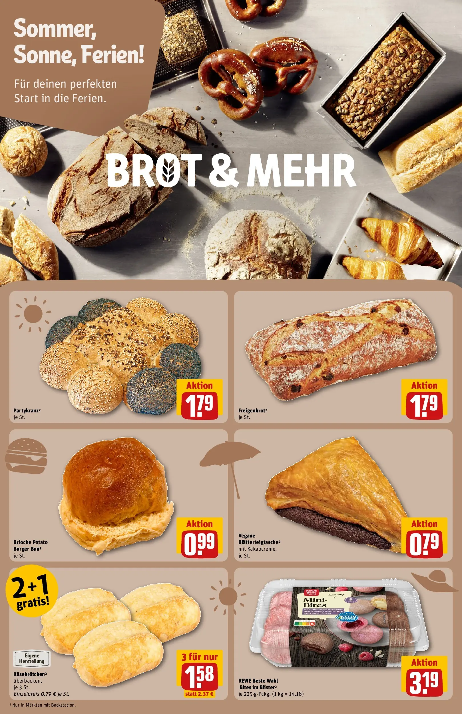 REWE Prospekt ab 13.07.2026 zum Blättern » Angebote | Seite: 12 | Produkte: Burger, Brot