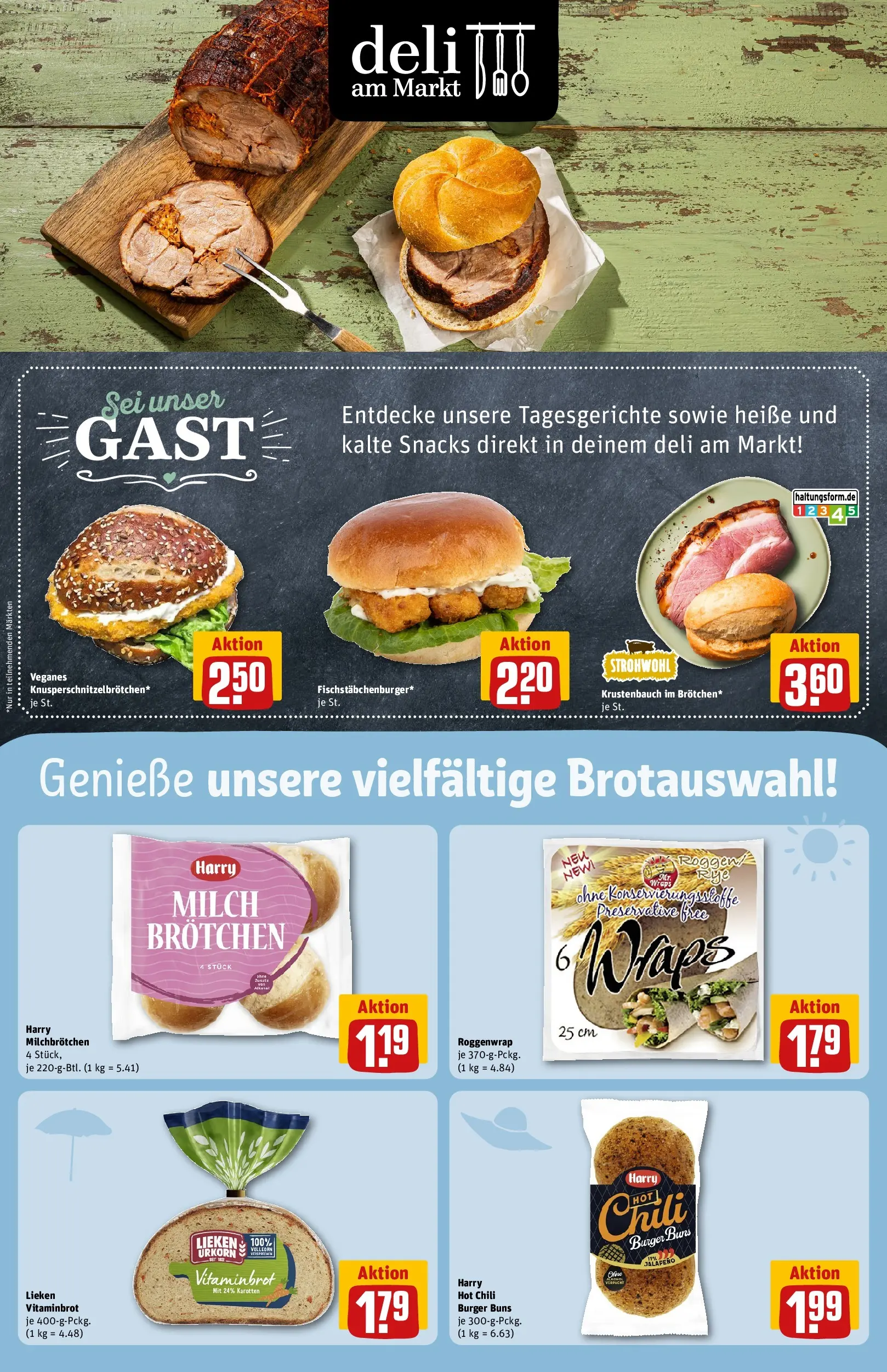 REWE Prospekt ab 13.07.2026 zum Blättern » Angebote | Seite: 13 | Produkte: Milch, Burger, Chili
