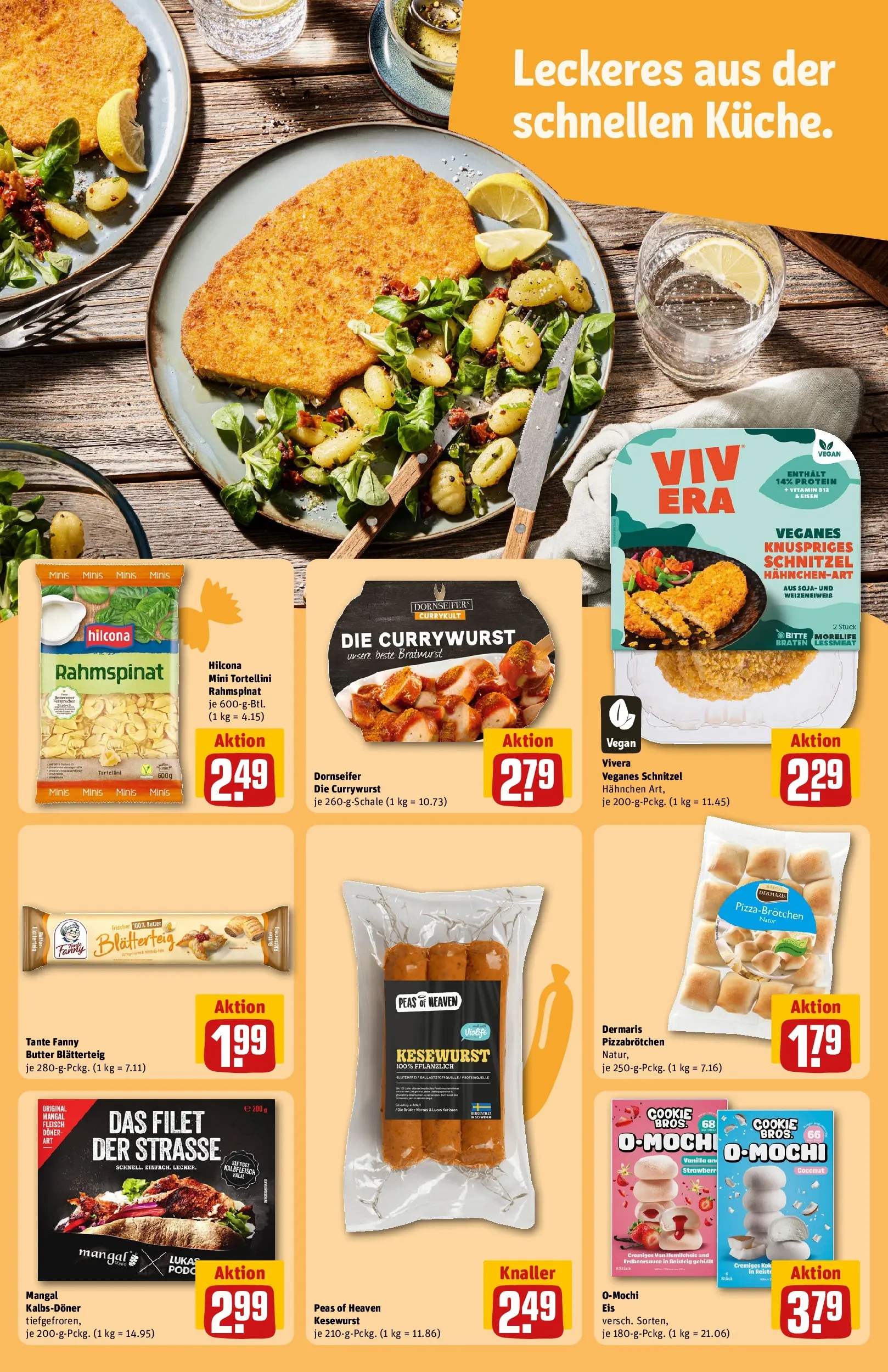 REWE Prospekt ab 13.07.2026 zum Blättern » Angebote | Seite: 19 | Produkte: Hahnchen, Butter, Bratwurst, Fleisch